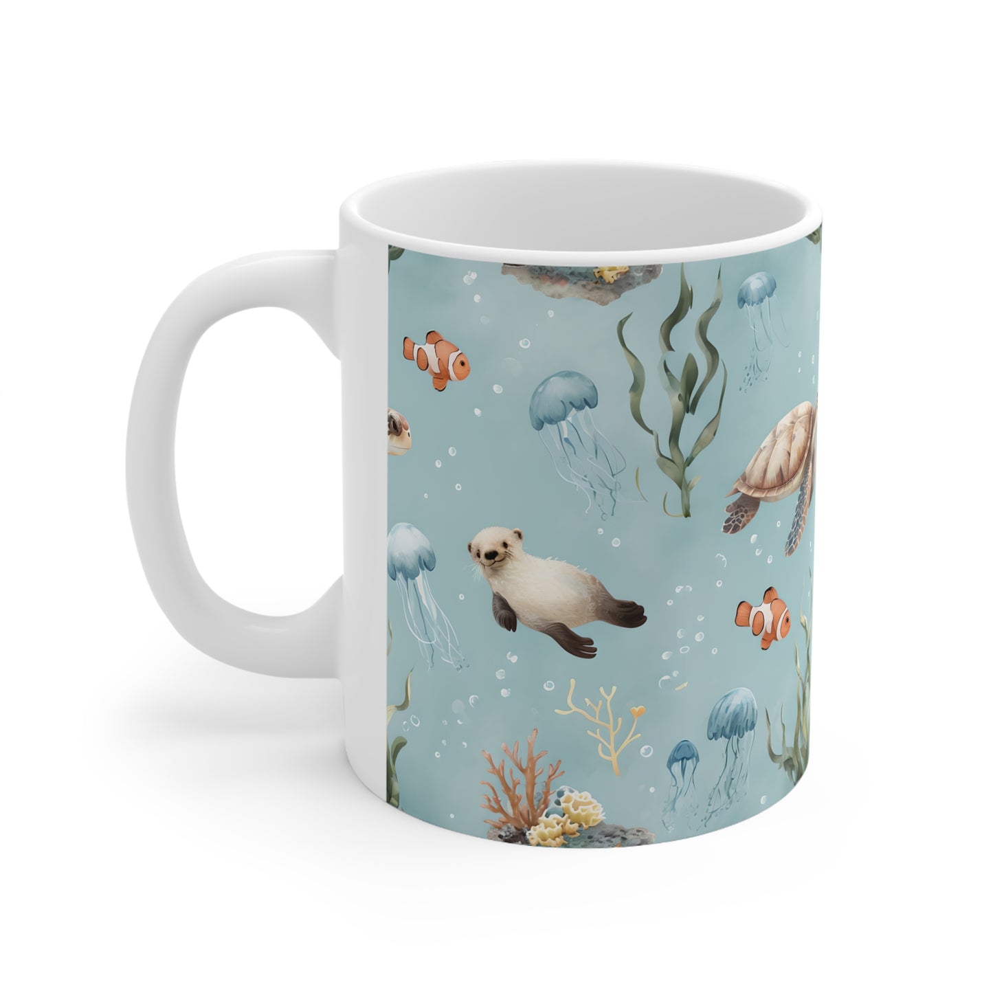 Gatsby's Ocean Life Ceramic Mug, Coffee Cup