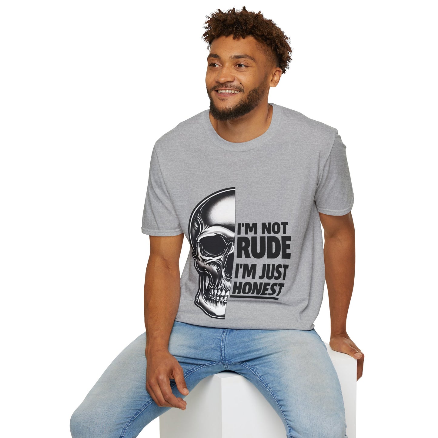 Rod's Rude Skull Graphic Adult Shirt