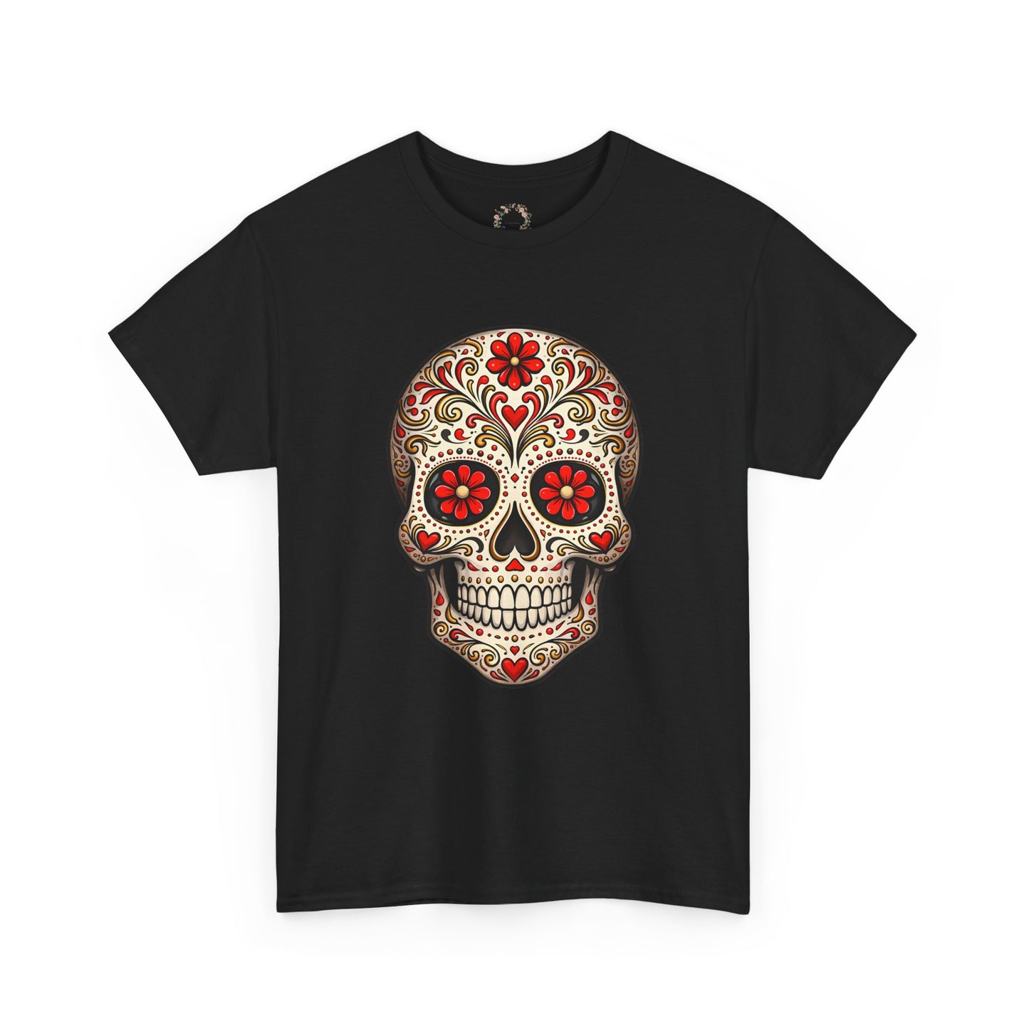 Ryker's Red Sugar Skull Adult Shirt