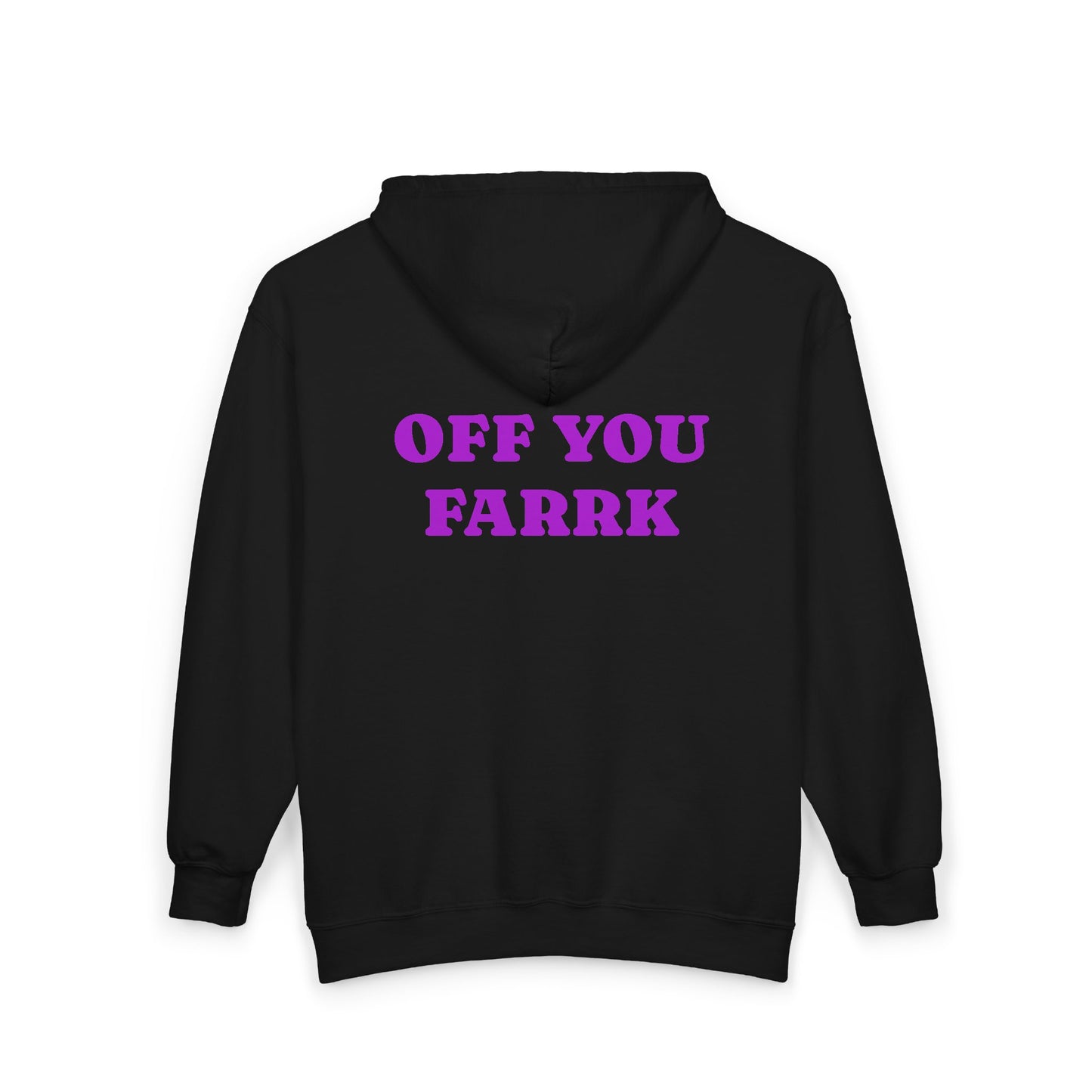 Off You Farrk Adult Full Zip Sweatshirt - Hooded