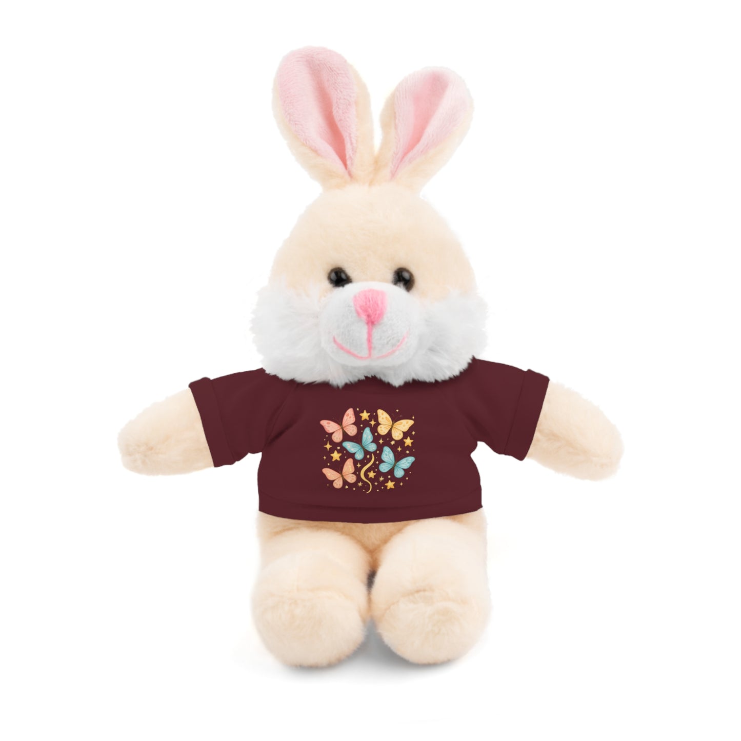 Butterfly & Stars Tee on Plush Animals