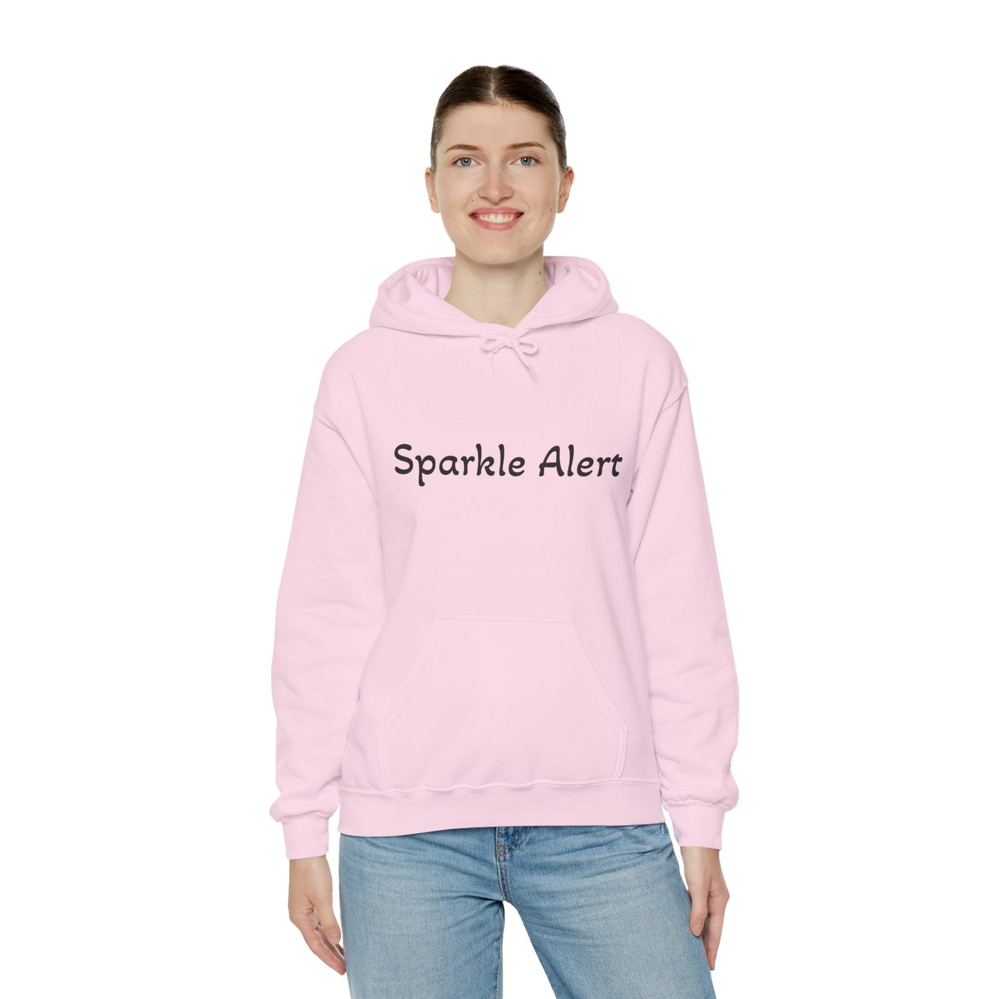 Savanna's  "Sparkle Alert: I wander off for Crystals" Adult Sweatshirt - Hooded