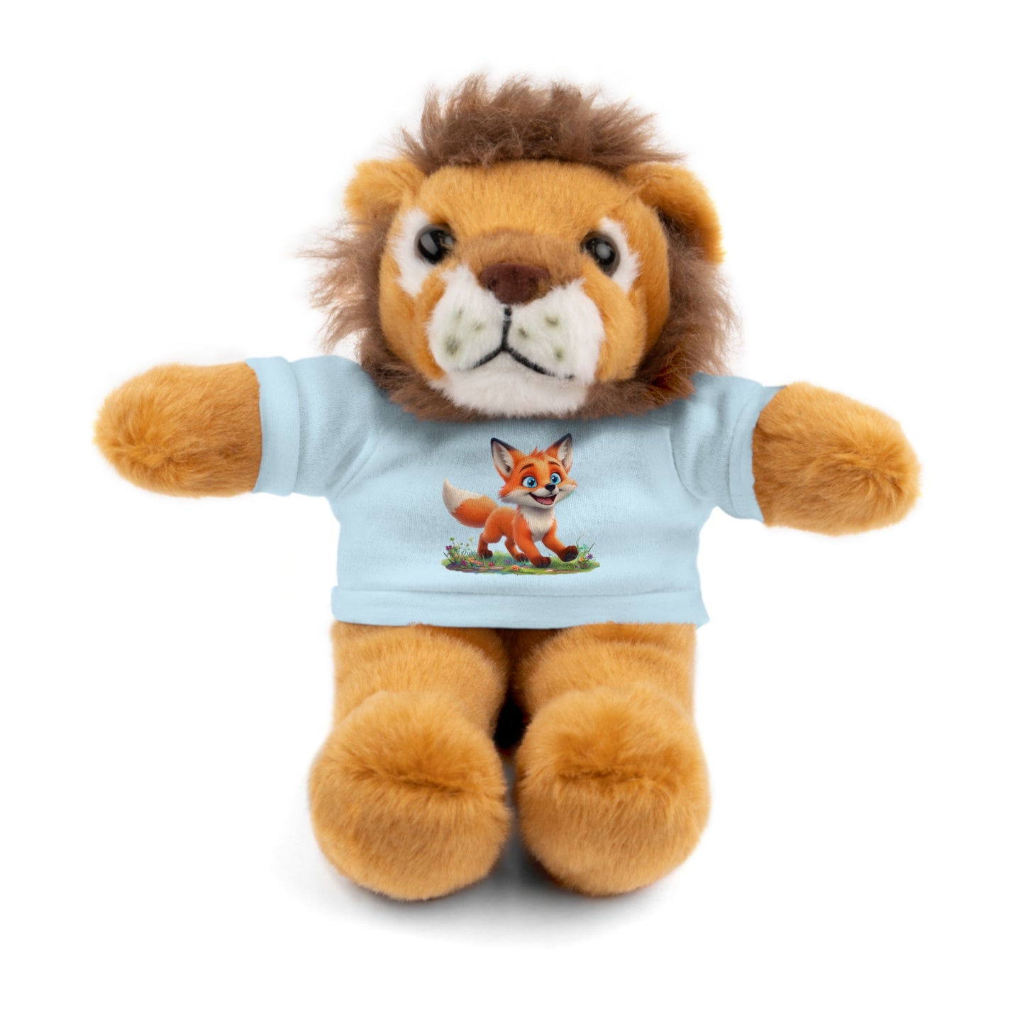 Fox On Tee Animal Plush