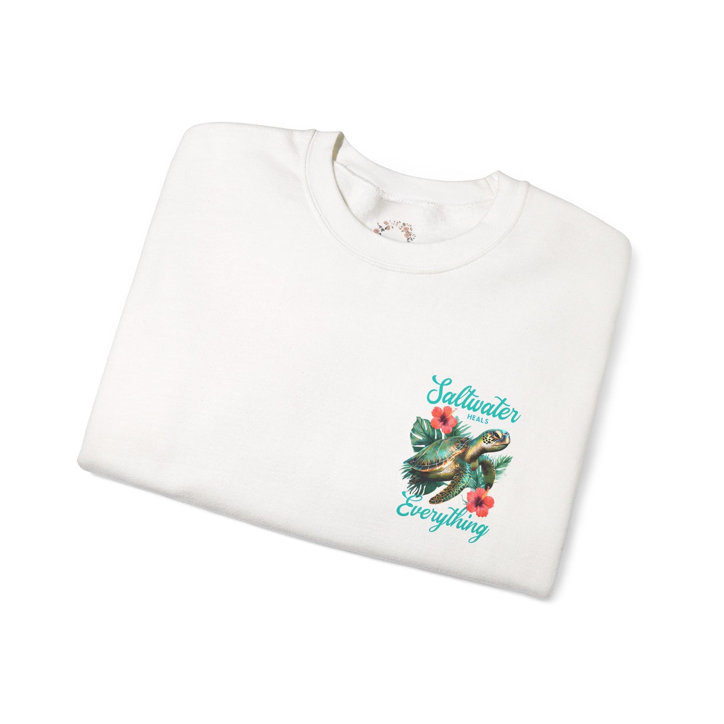 Sandy's Saltwater Heals Everything Adult Sweatshirt - Crewneck