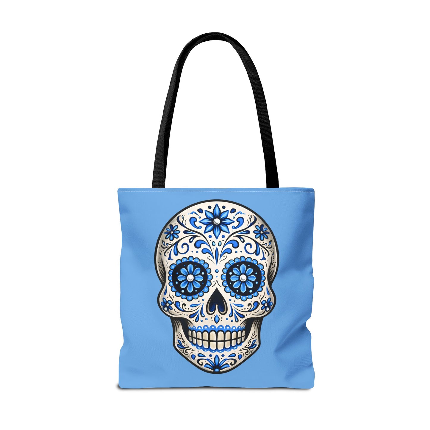 Brenda's Blue Sugar Skull Tote Bag