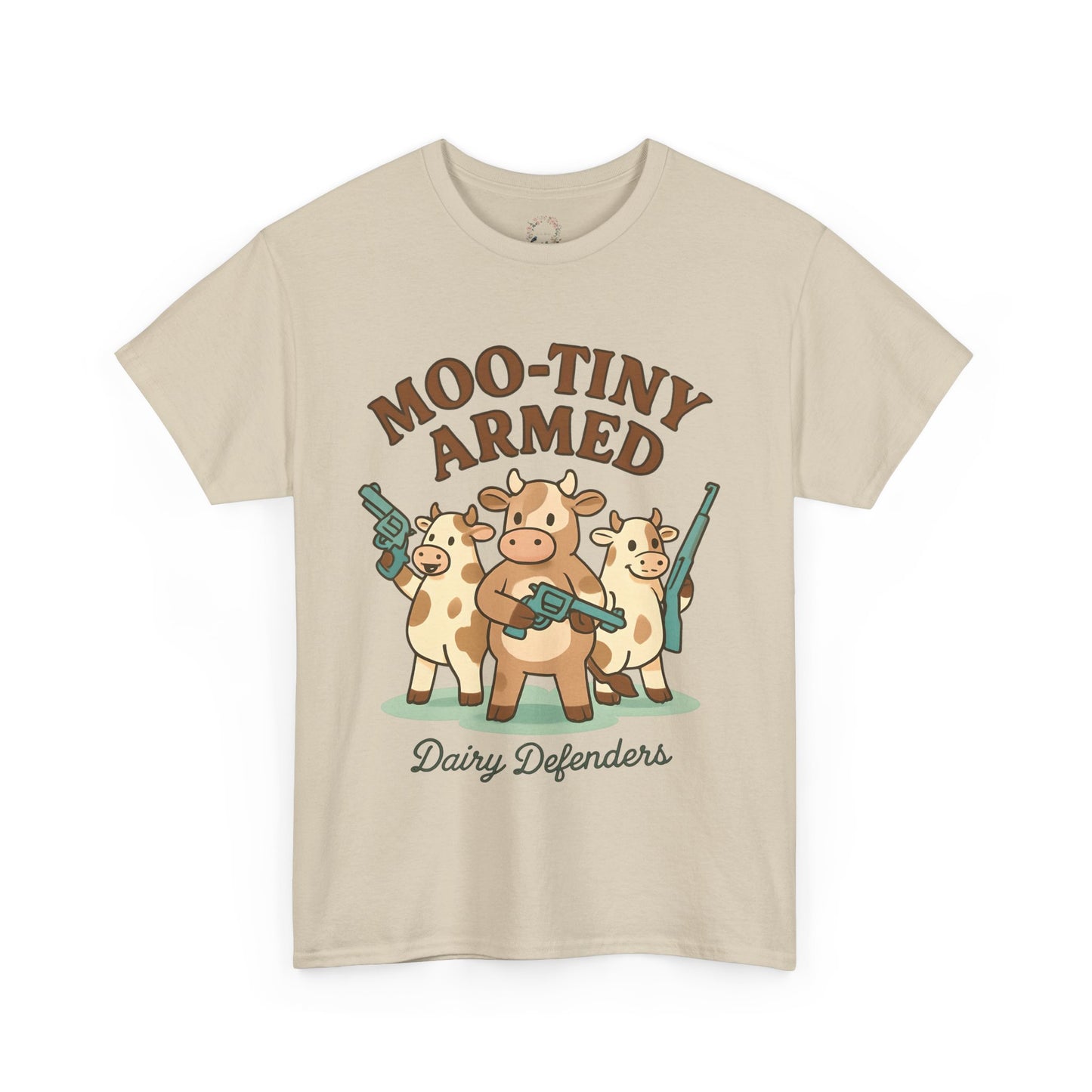 Mason's Moo-tiny Armed Dairy Defenders Adult Shirt