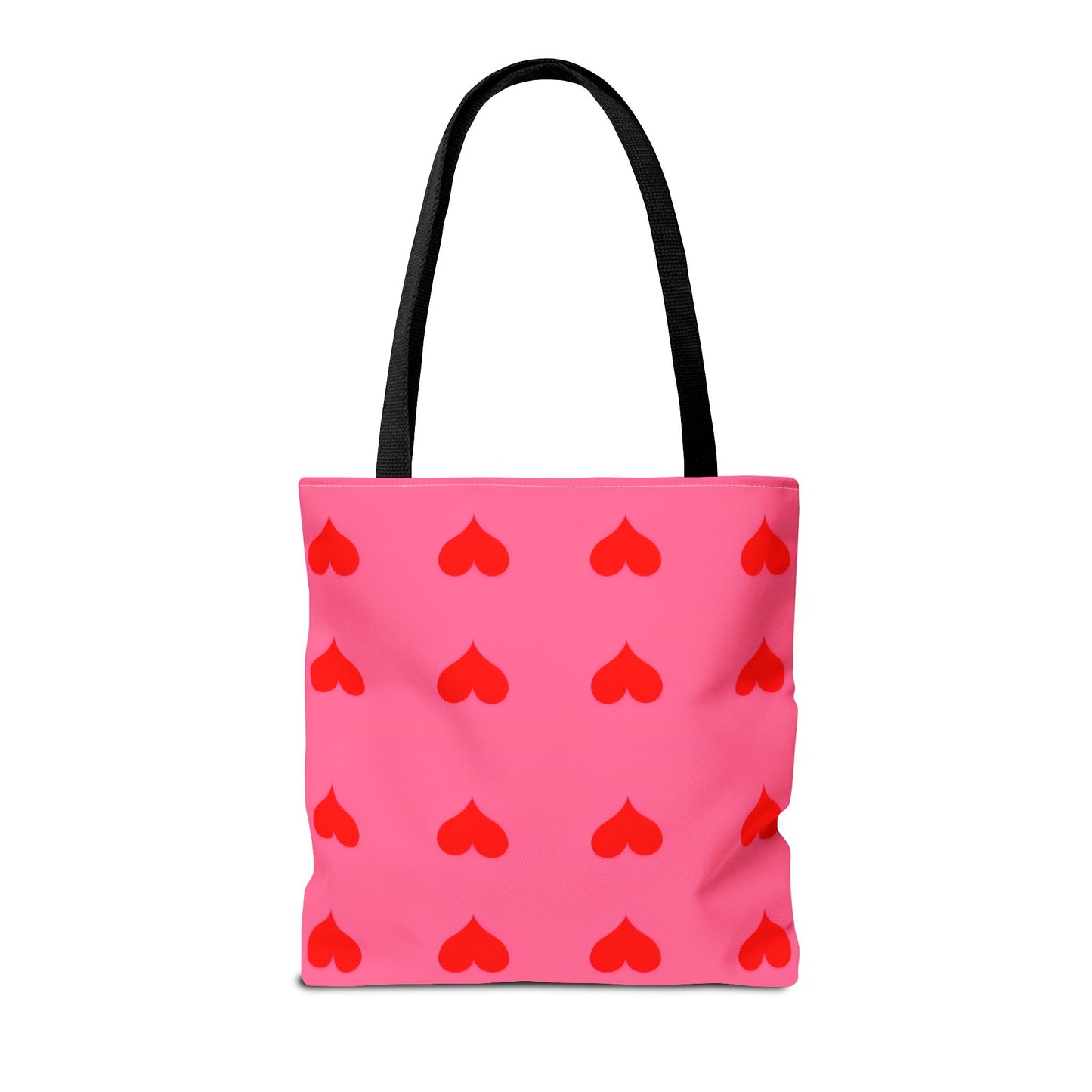 Paisley's Pink & Red Heart Tote Bag