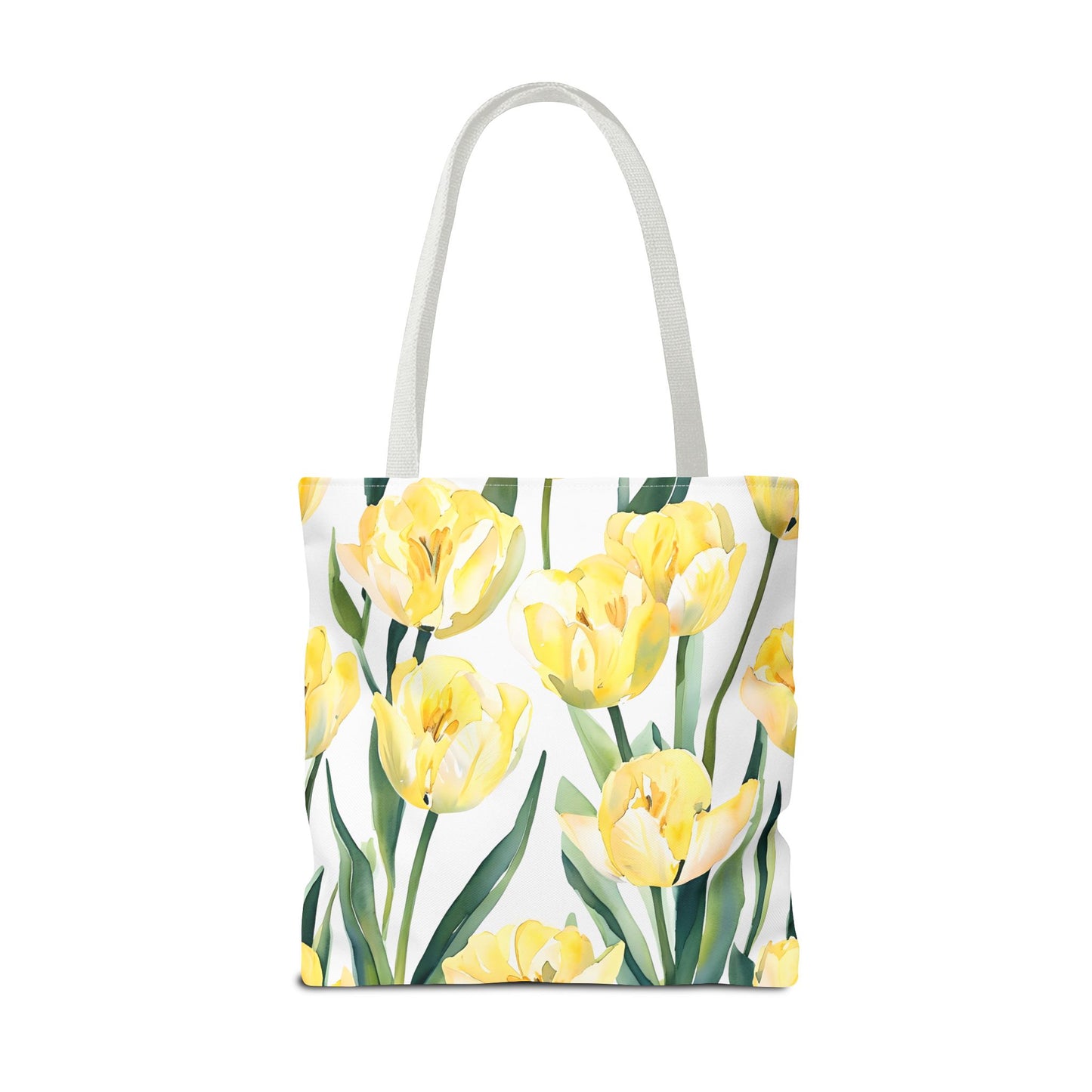 Yetta's Yellow Tulip Floral Tote Bag