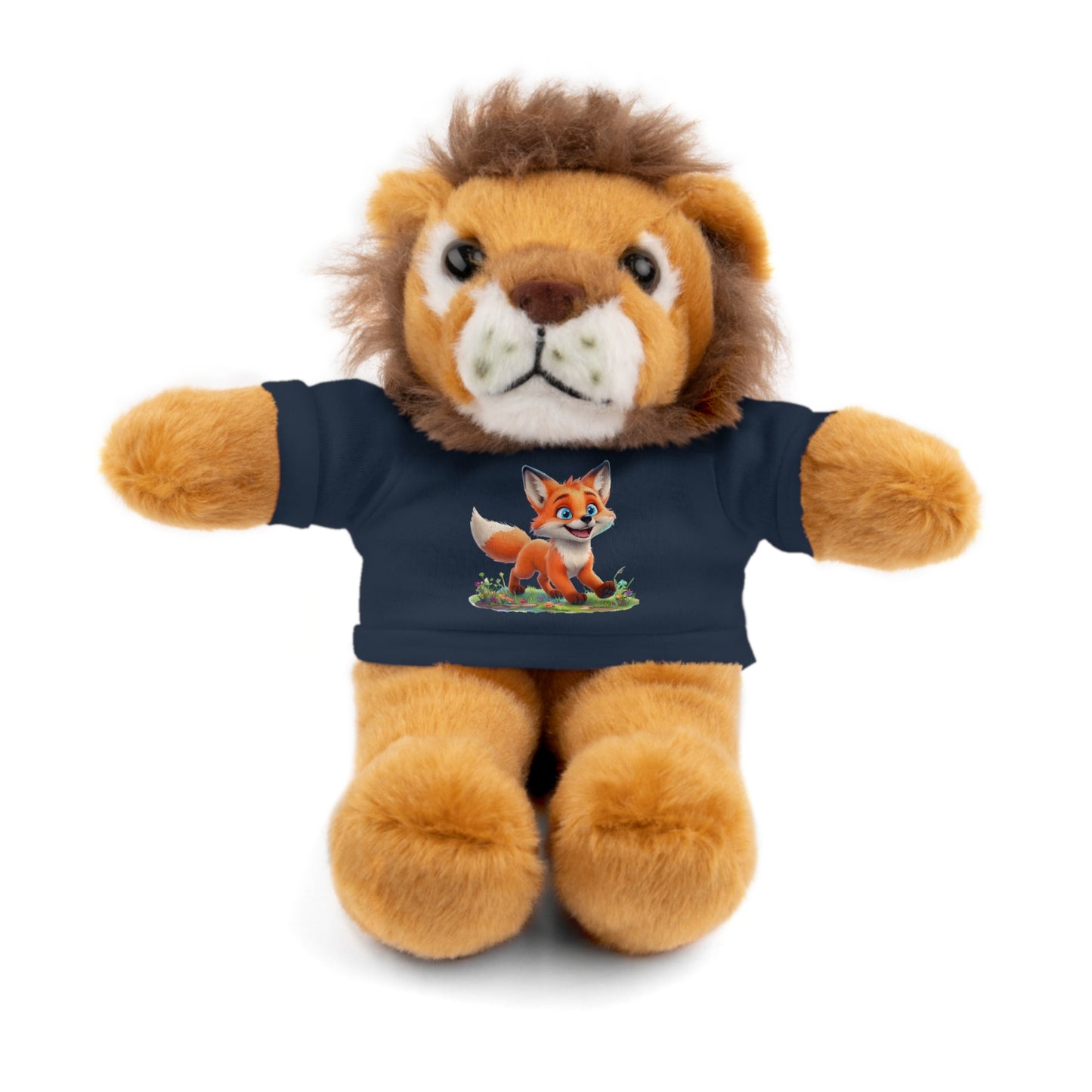 Fox On Tee Animal Plush