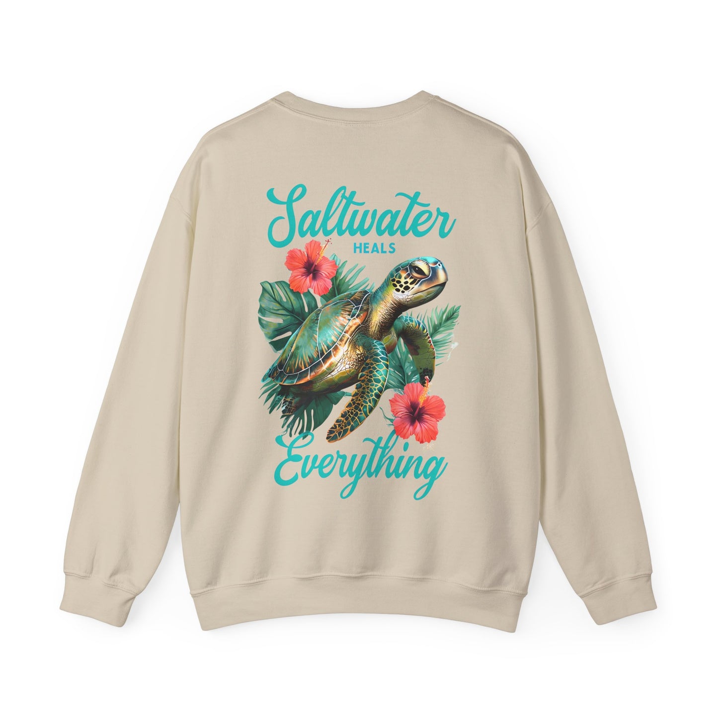 Sandy's Saltwater Heals Everything Adult Sweatshirt - Crewneck