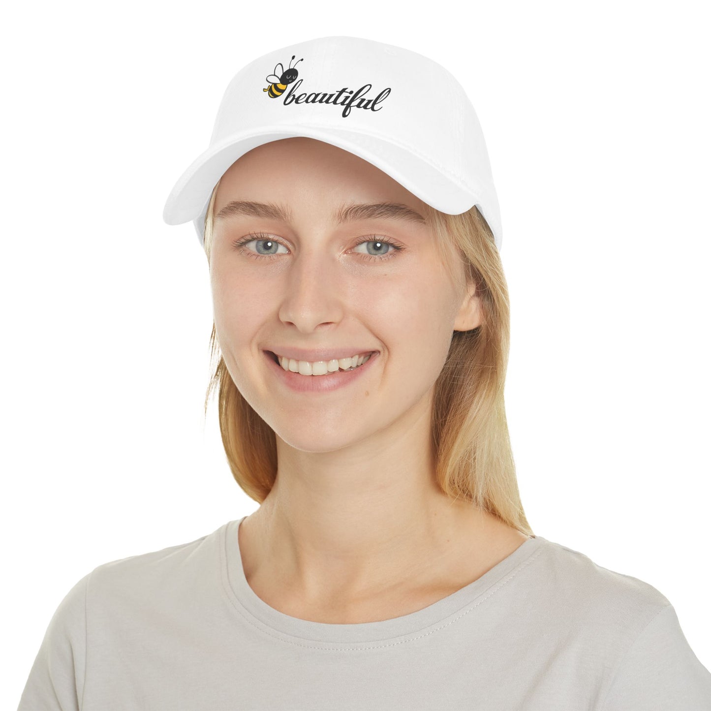Bee Beautiful Low Profile Baseball Cap