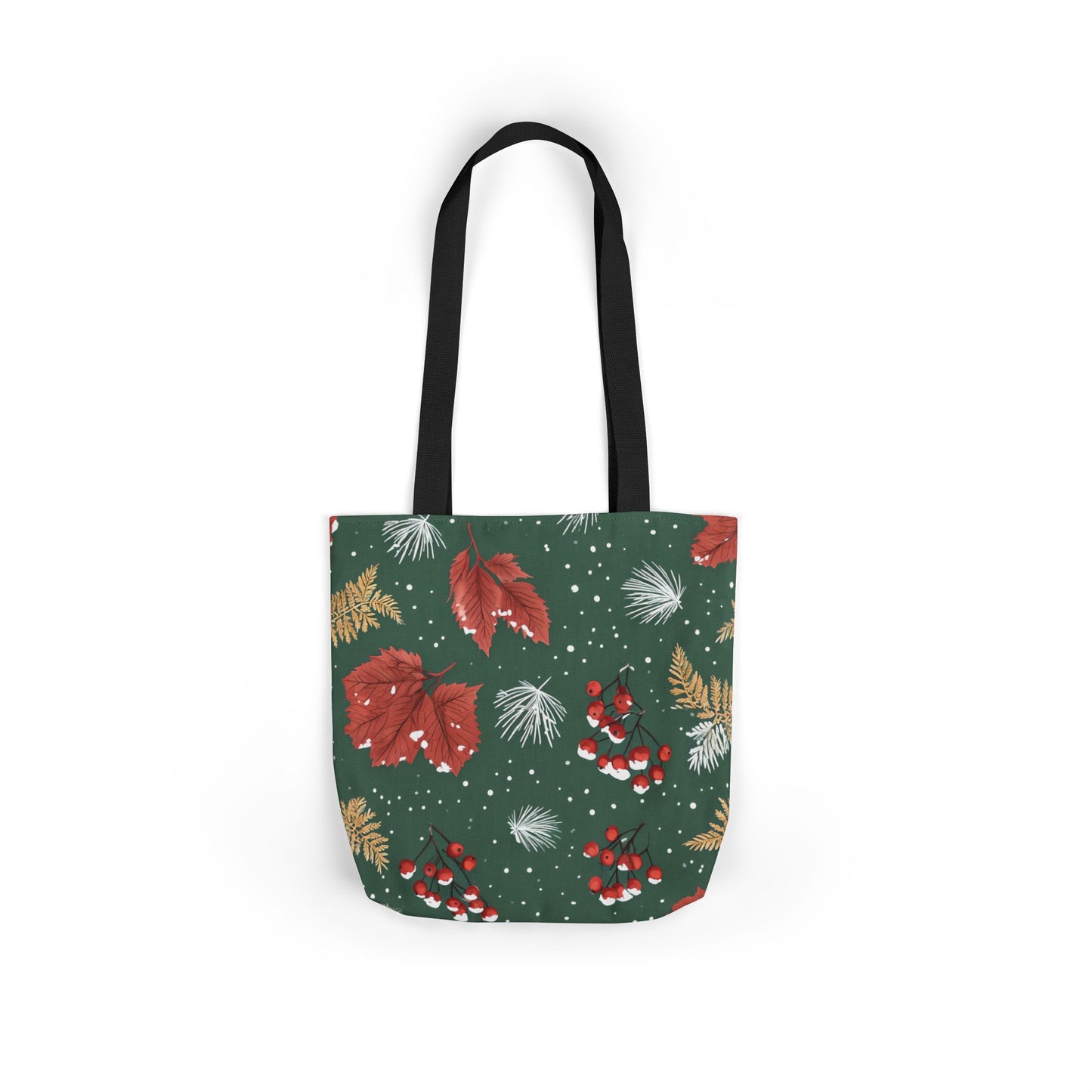 Holly's Holiday Floral Tote Bag