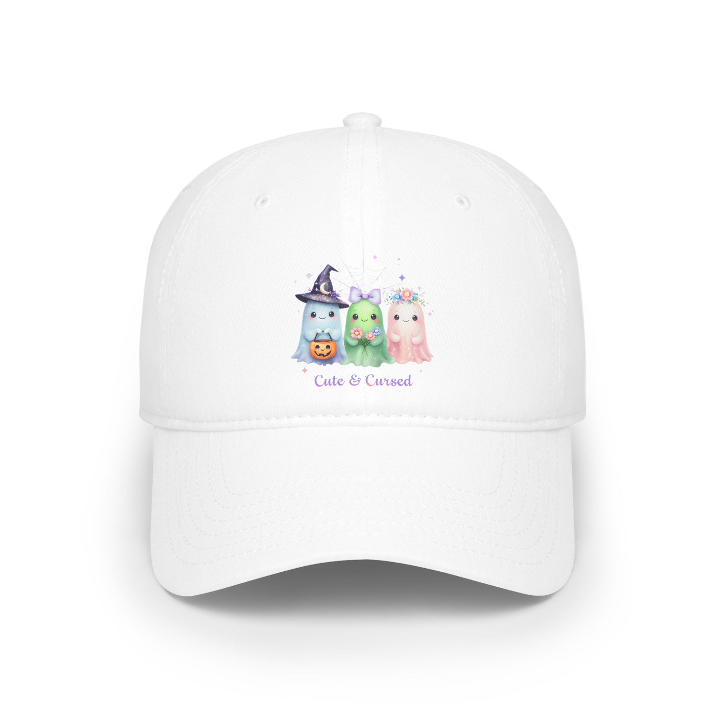 Caitlyn Cute & Cursed Low Profile Baseball Cap