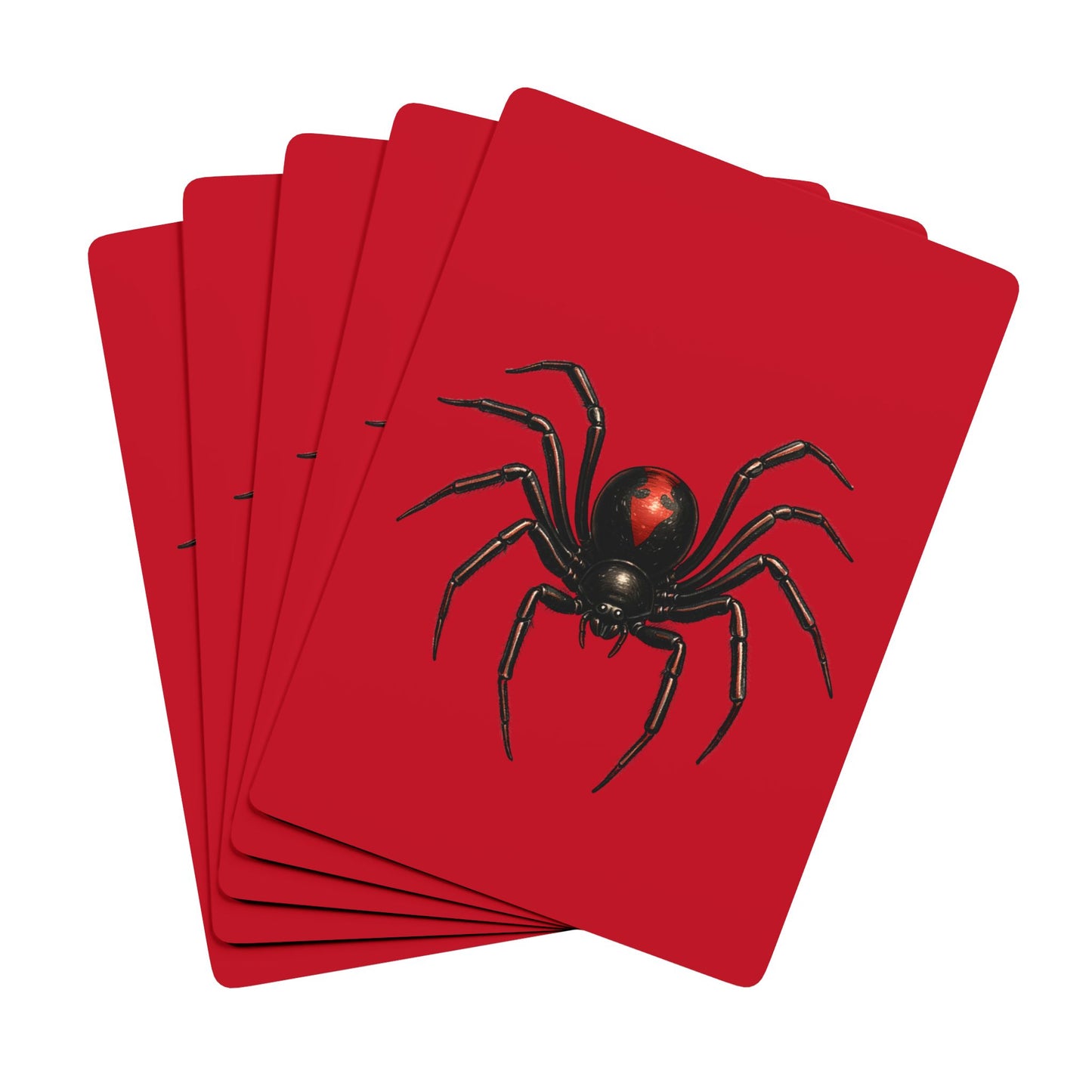Aussie Red Back Spider Playing Cards