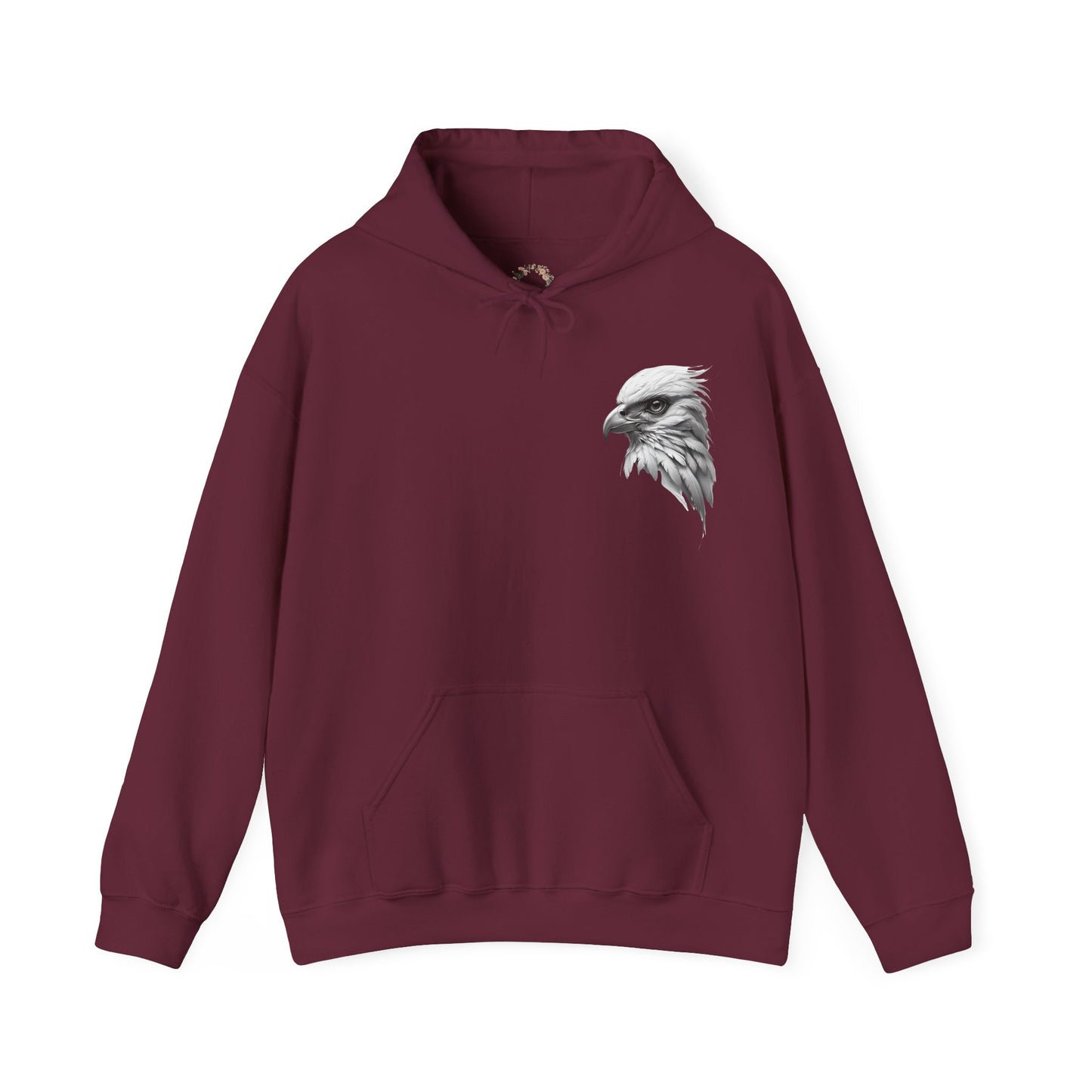 Wayne's Eagle & Wing Print Adult Sweatshirt - Hooded