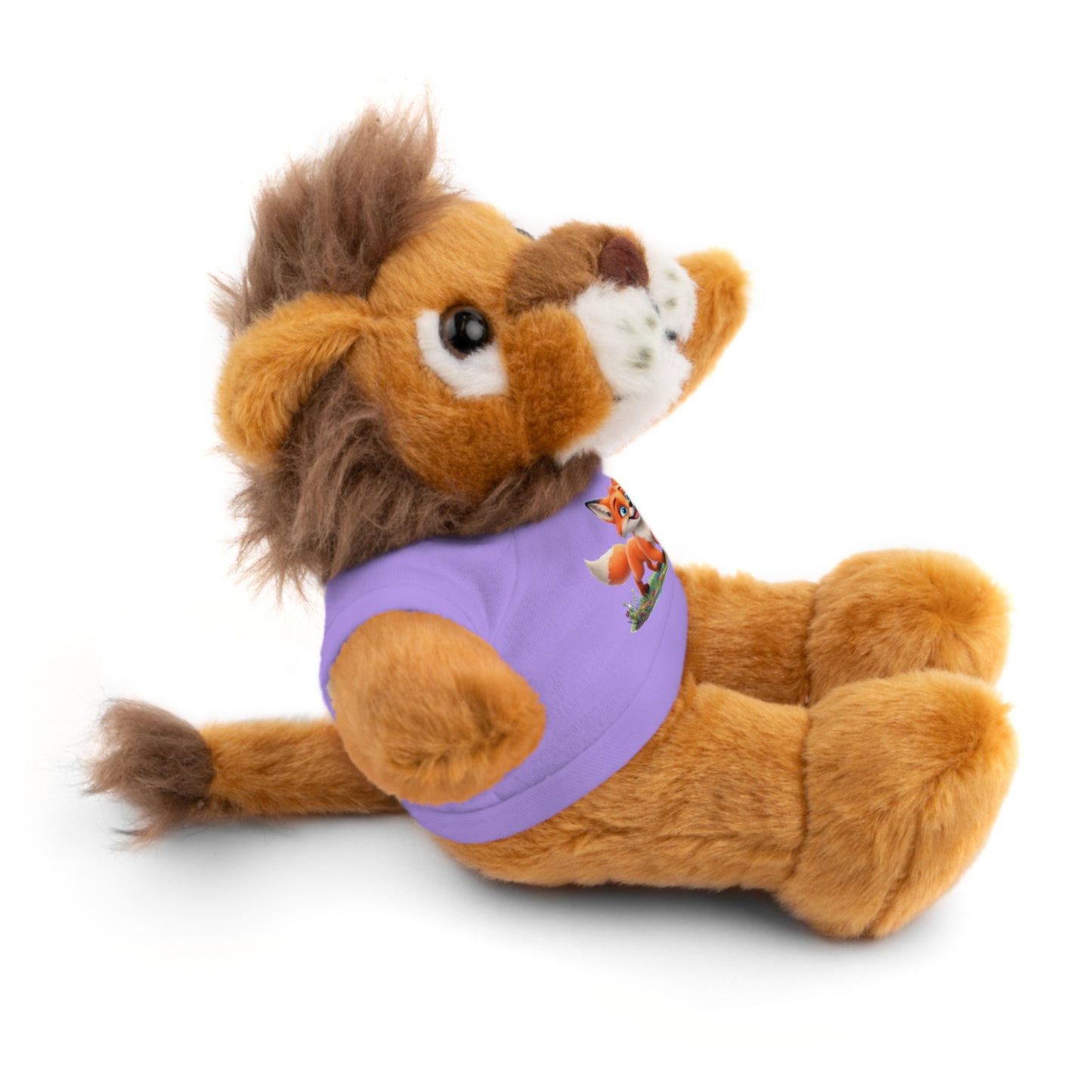 Fox On Tee Animal Plush