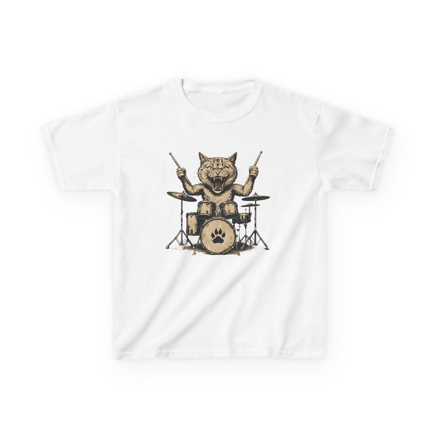 Dave's Drummer Cat Youth Top