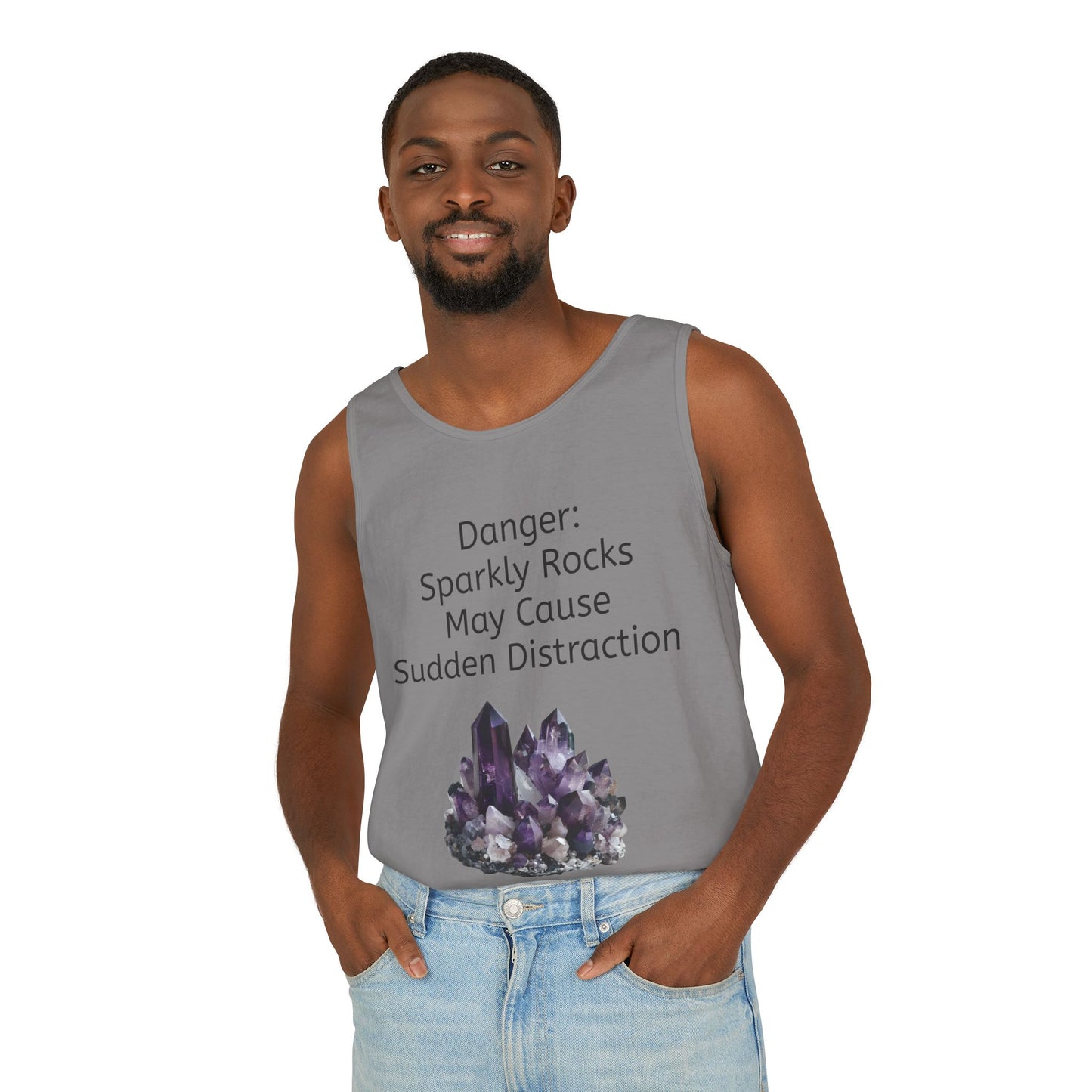 Simba's Sparkly Rocks May Cause Sudden Distraction Tank Shirt