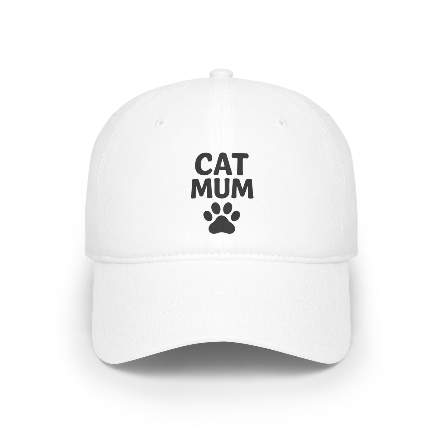 Cat Mum Low Profile Baseball Cap