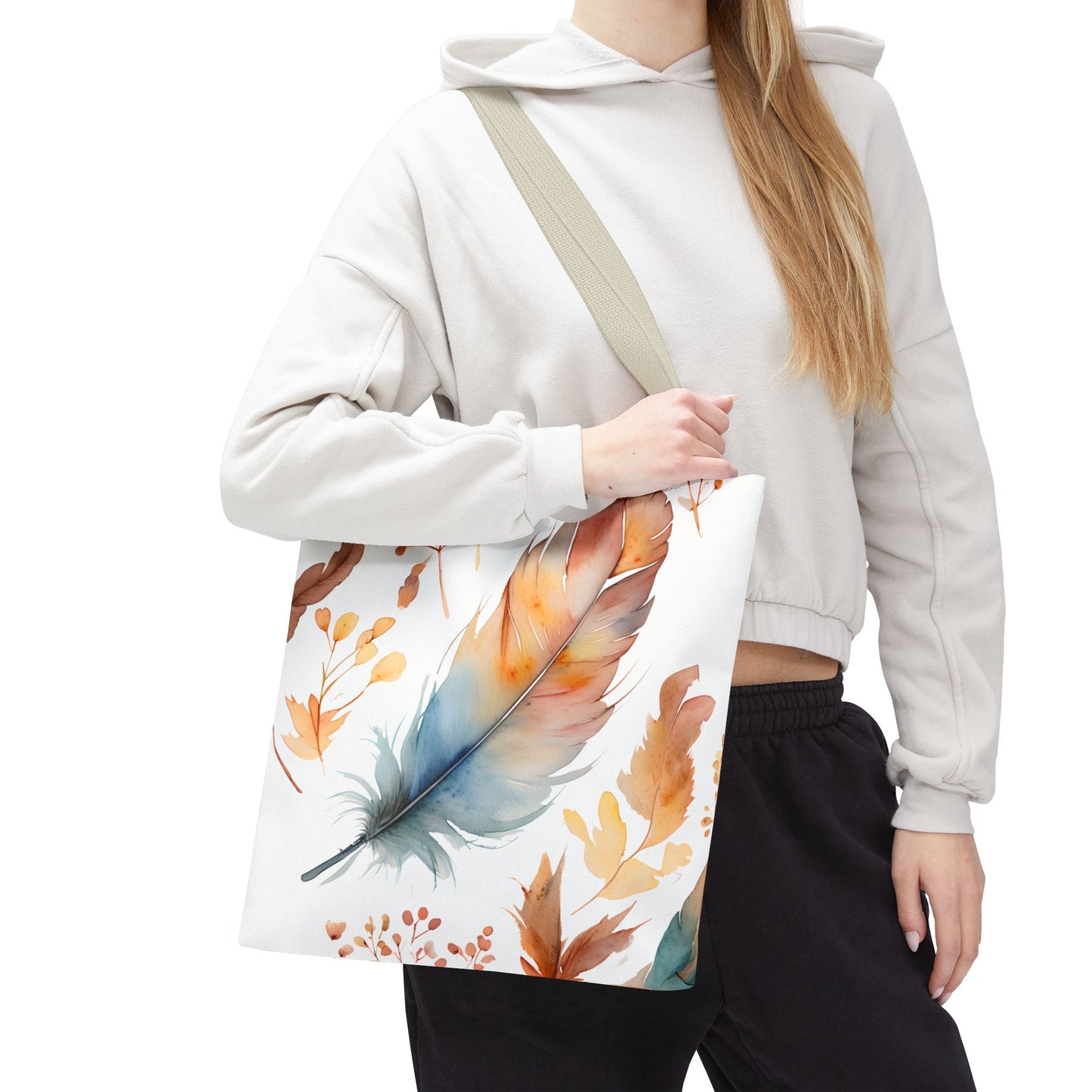 Farah's Feather Tote Bag