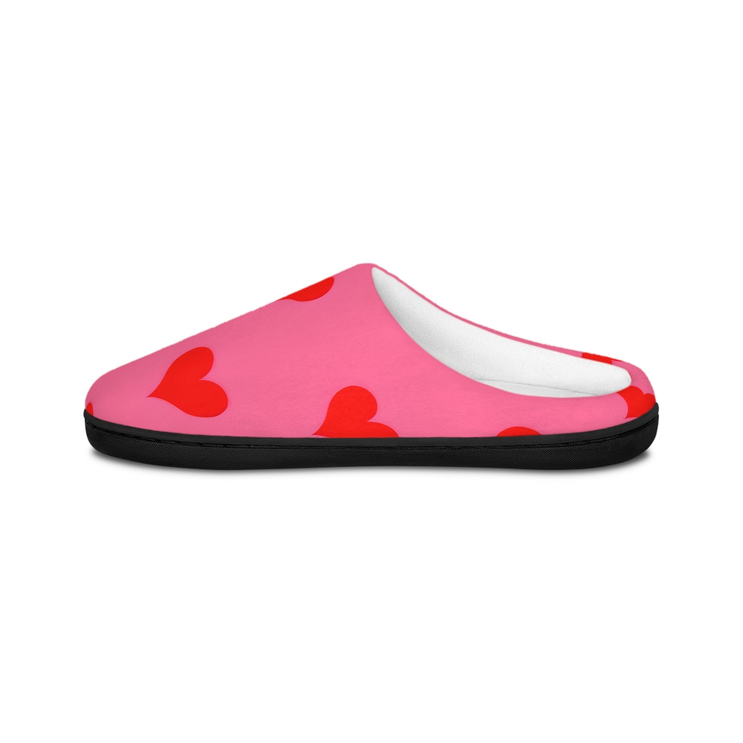 Poppy's Pink Heart Women's Indoor Slippers