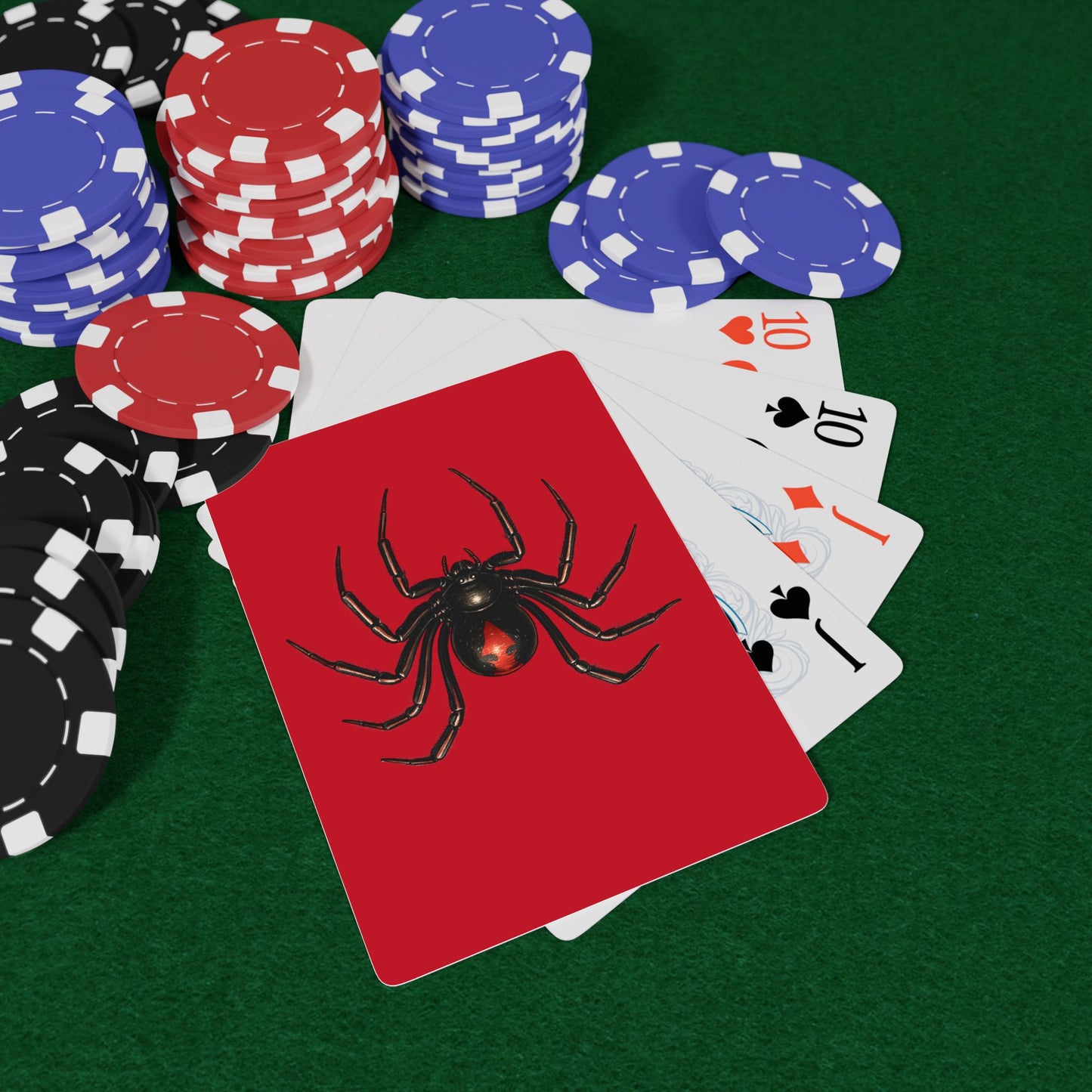 Aussie Red Back Spider Playing Cards