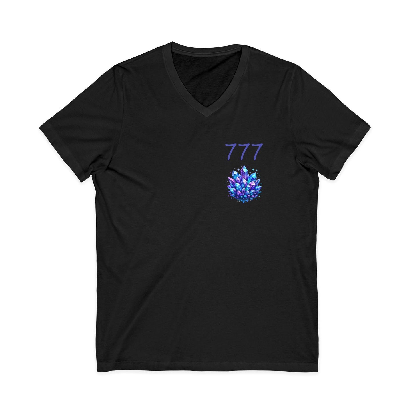777 Crystal V-Neck Adult Shirt