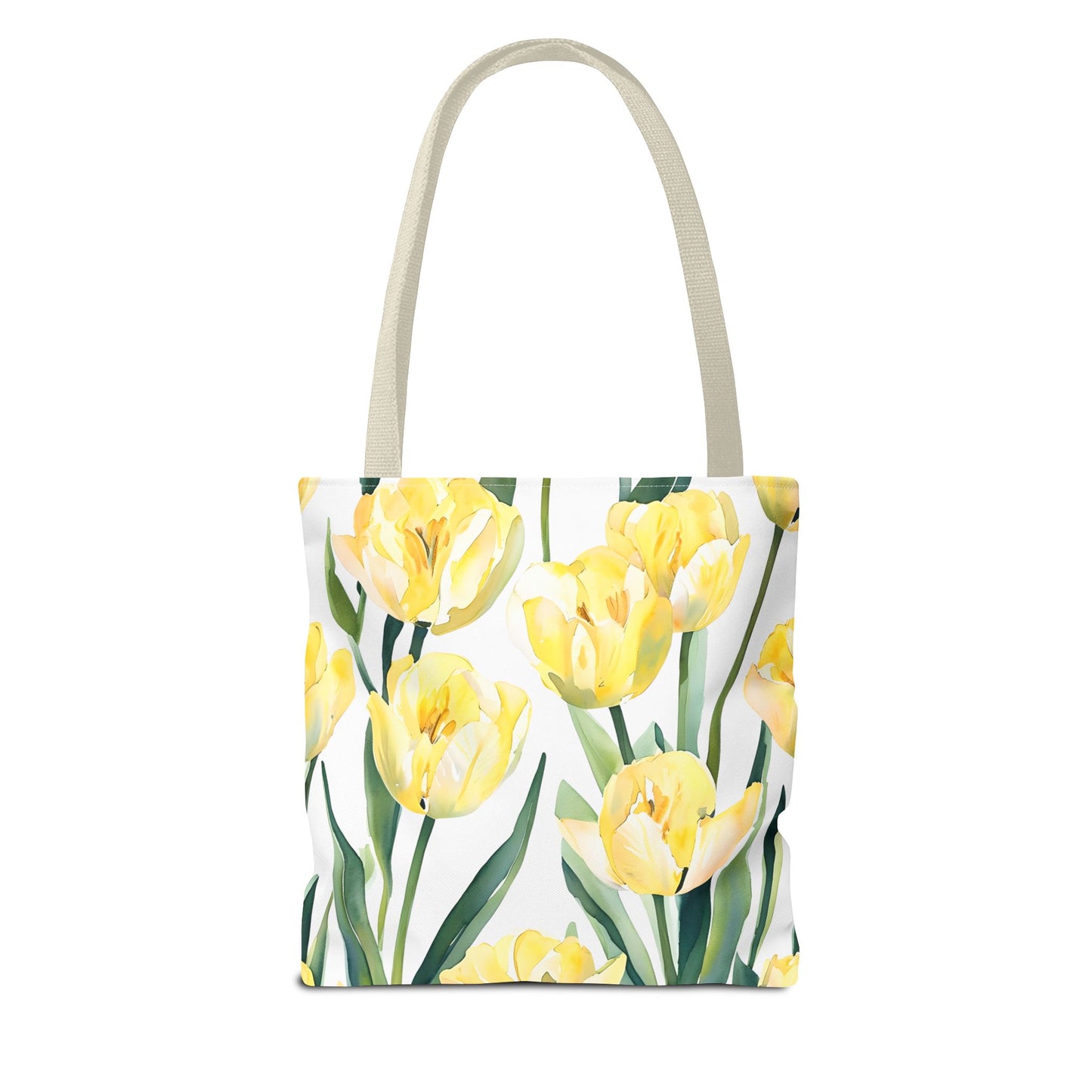Yetta's Yellow Tulip Floral Tote Bag