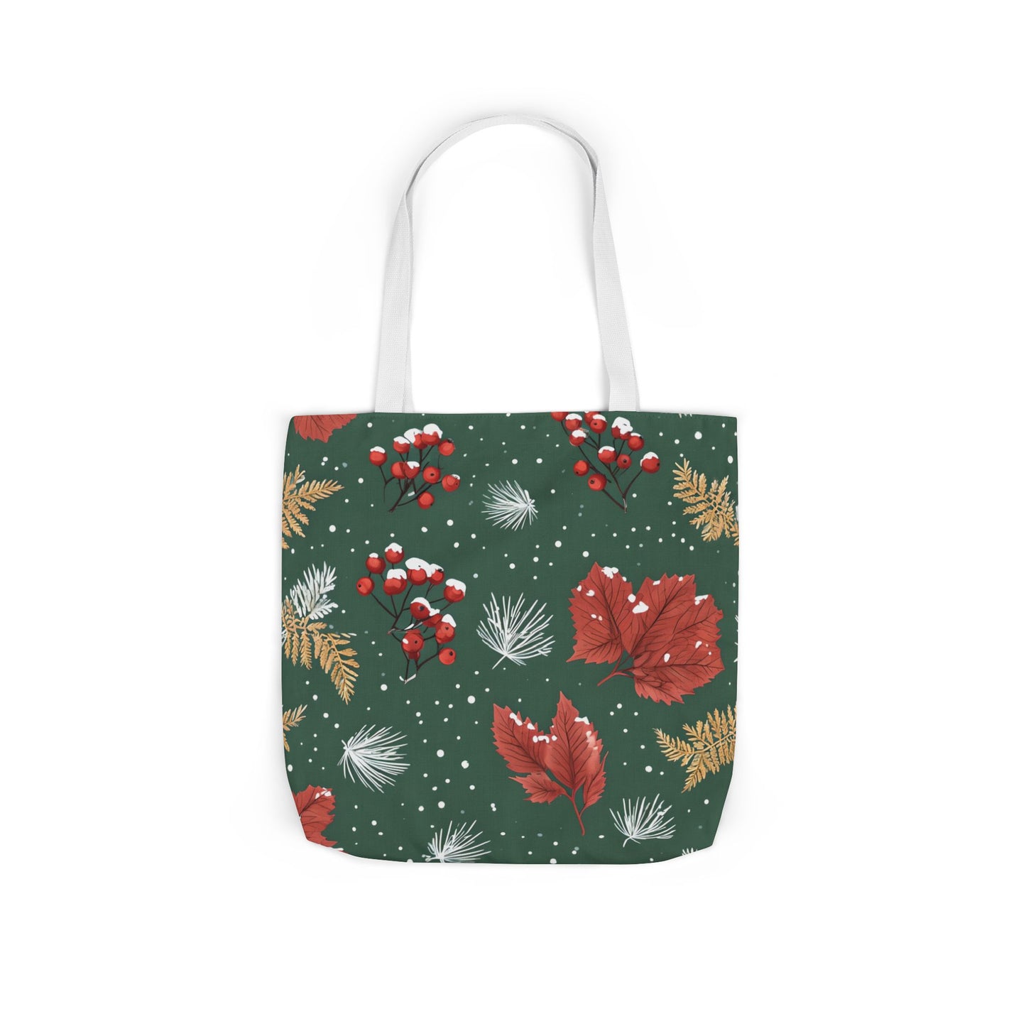 Holly's Holiday Floral Tote Bag