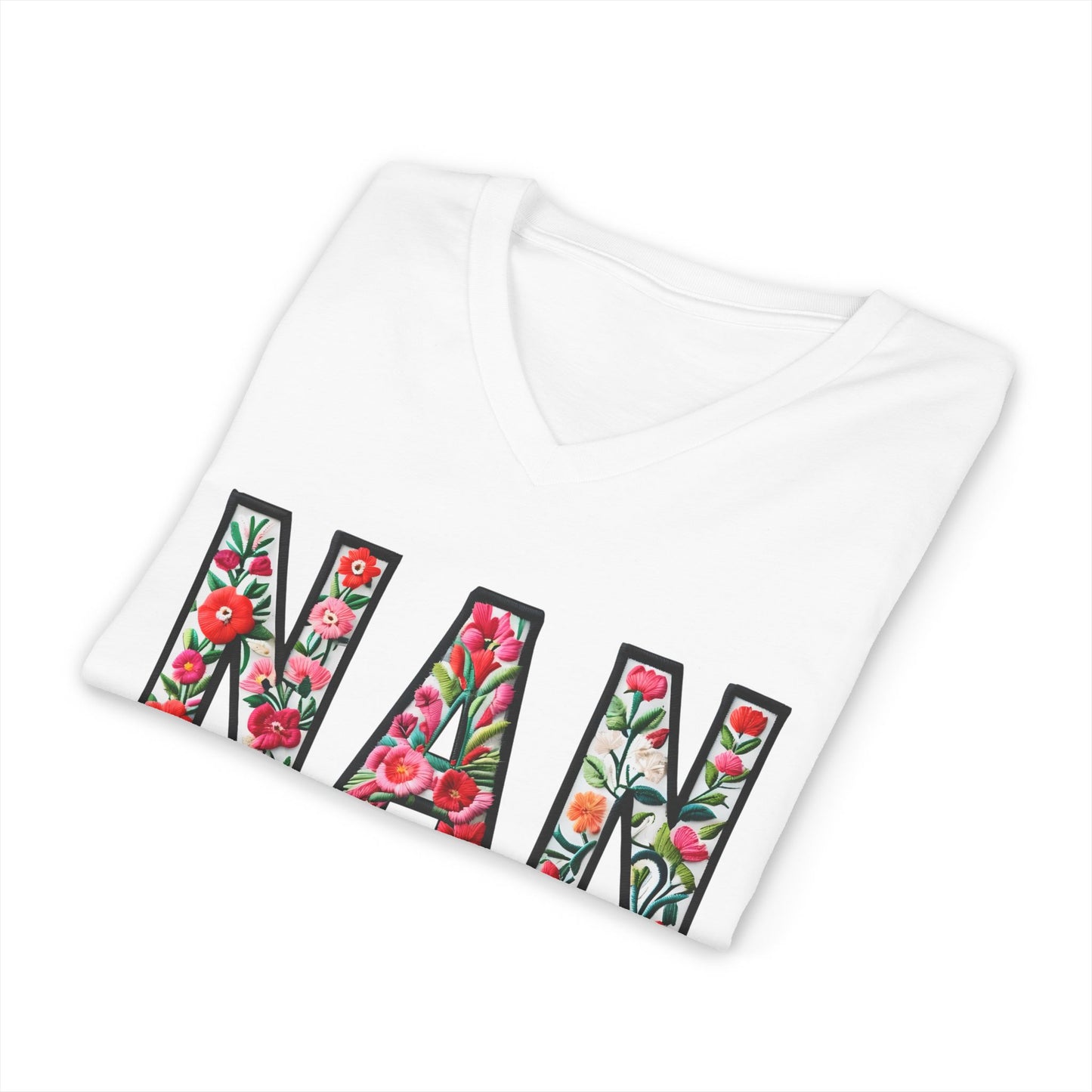 Nadia's Nan V-Neck Adult Shirt