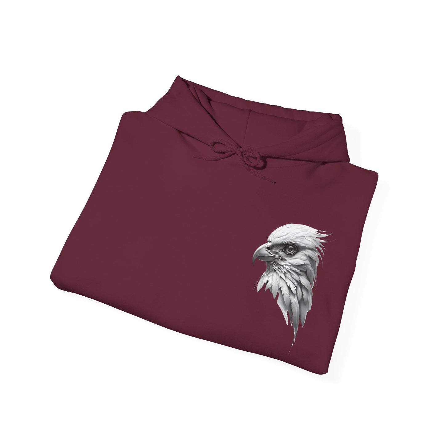 Wayne's Eagle & Wing Print Adult Sweatshirt - Hooded