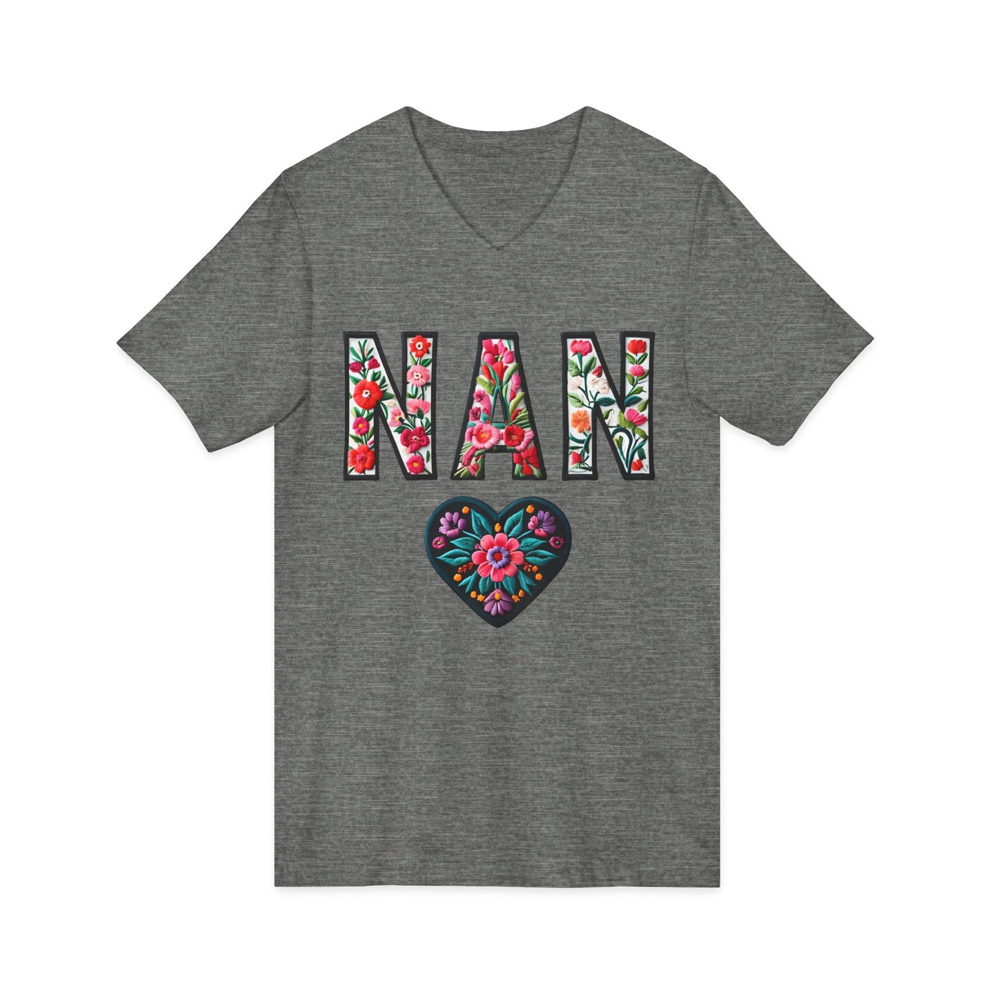 Nadia's Nan V-Neck Adult Shirt