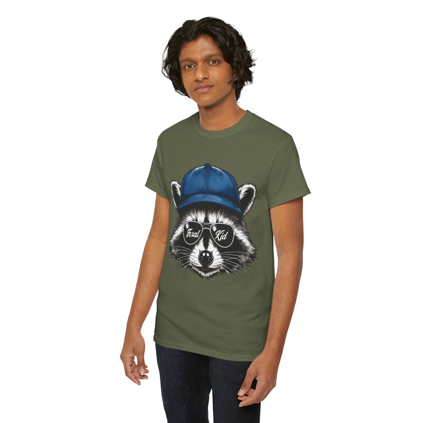 Foley's Feral Kid Raccoon Adult Shirt