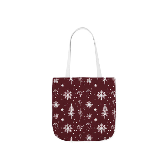 Freya's Festive Snowflake Tote Bag
