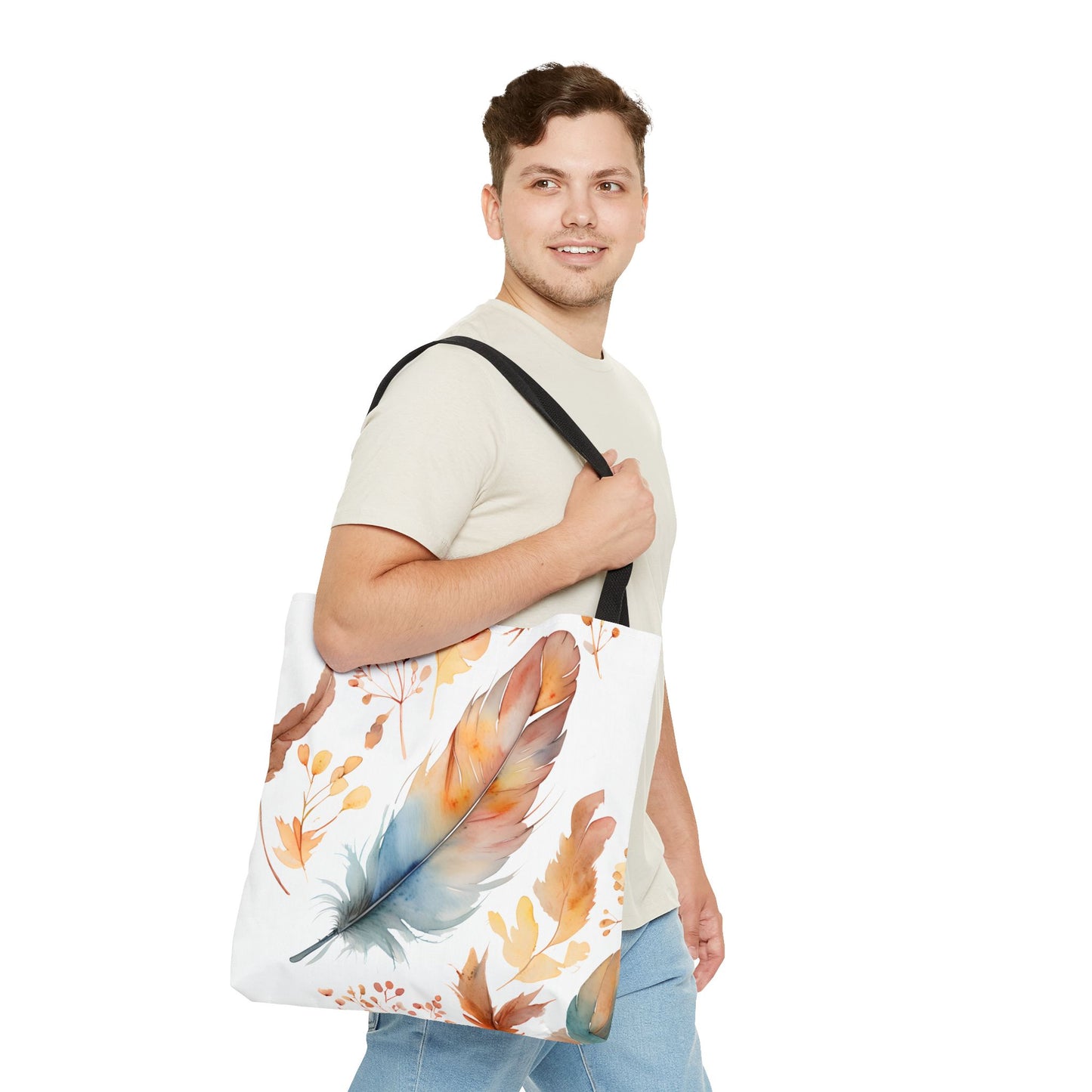 Farah's Feather Tote Bag