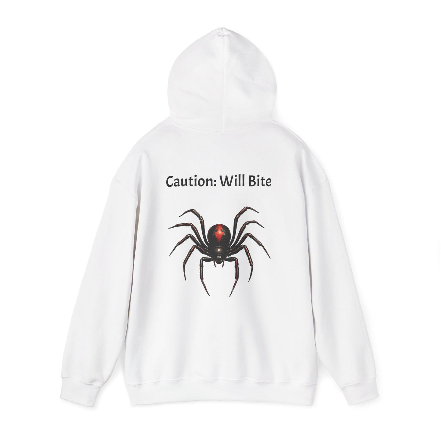 Casper's Caution: Will Bite Adult Sweatshirt - Hooded