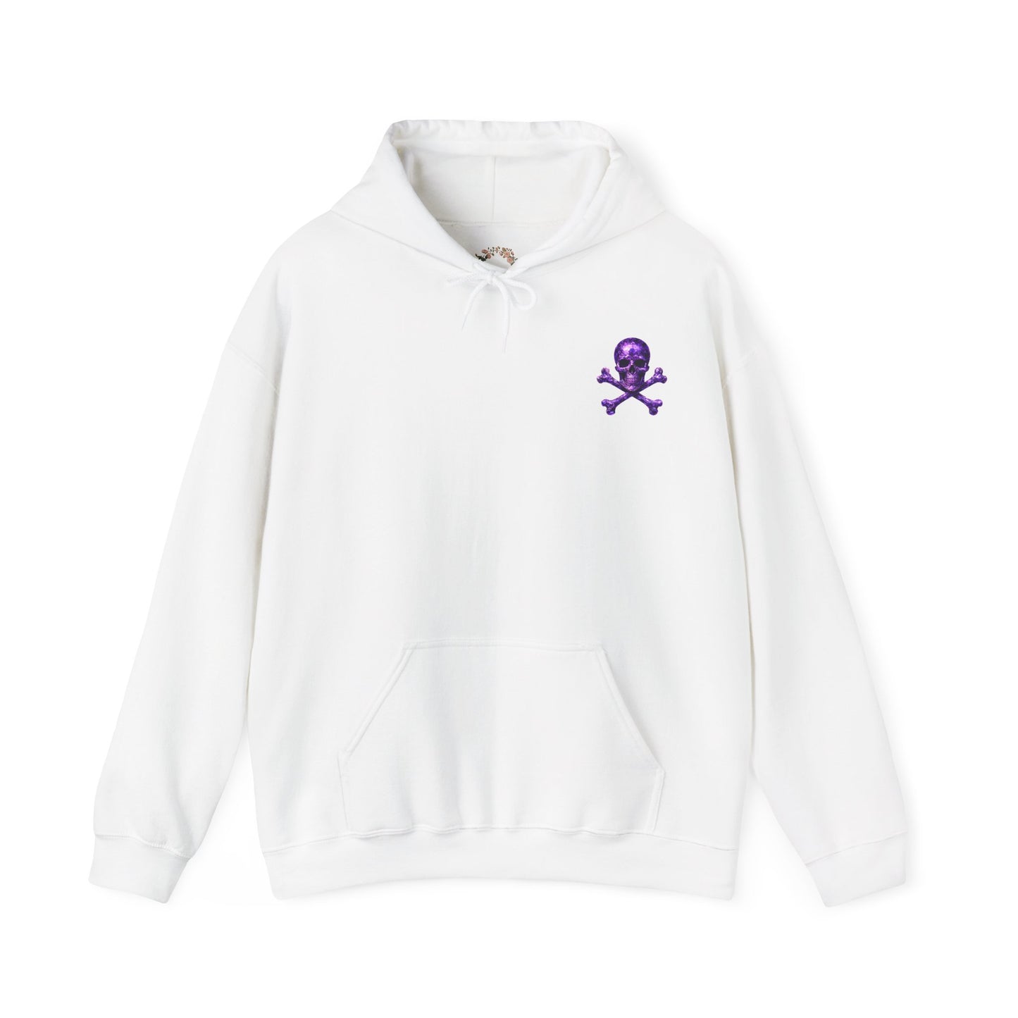 Amethyst Skull & Crossbones Adult Sweatshirt - Hooded