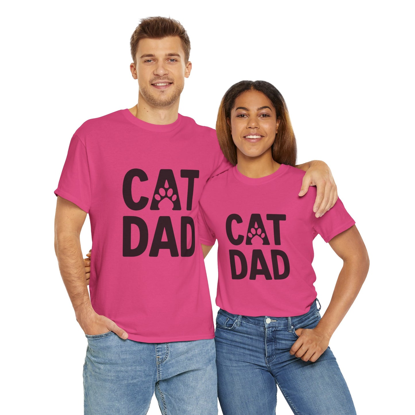 Chuck's Cat Dad Adult Shirt