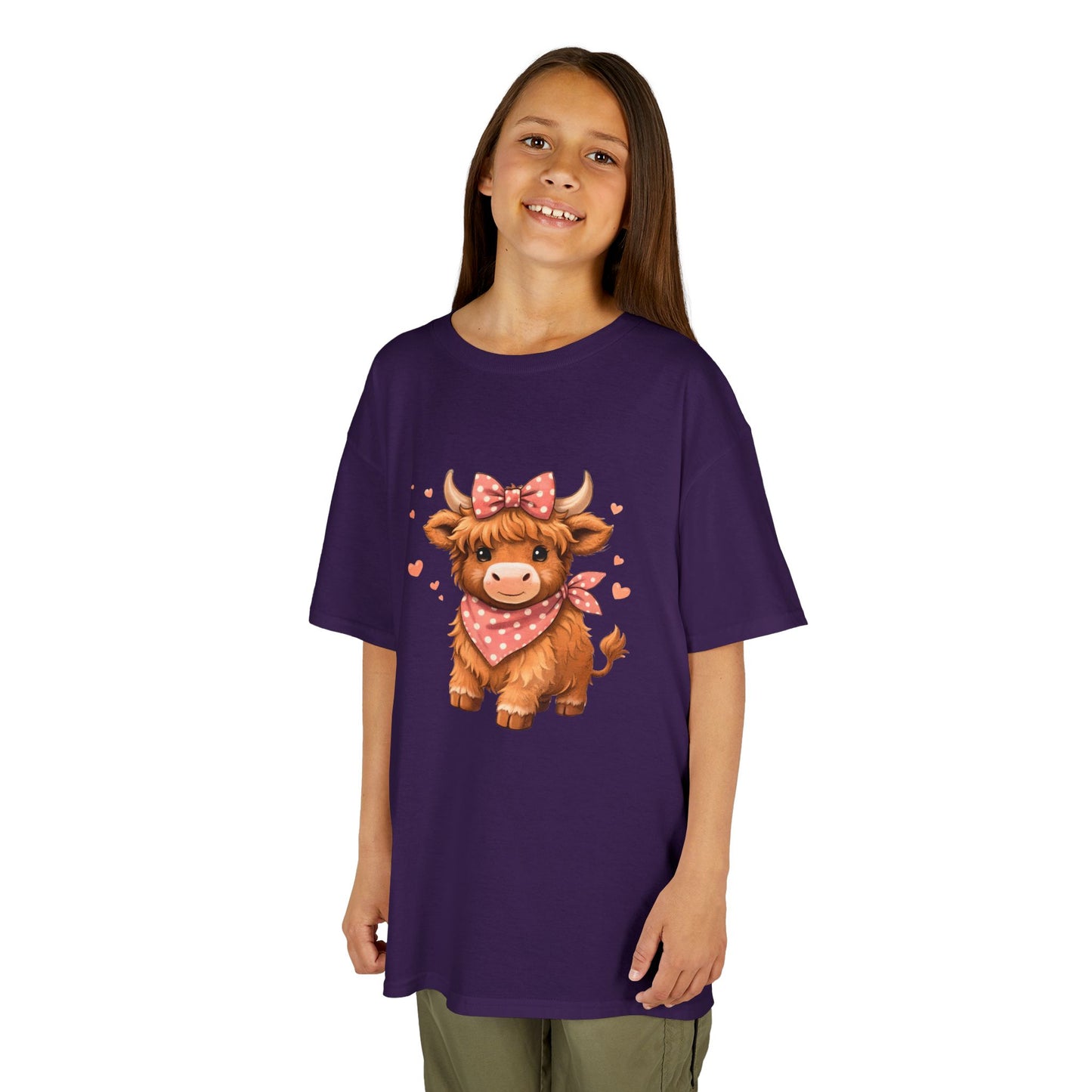 Harley's Highland Cow Youth Top