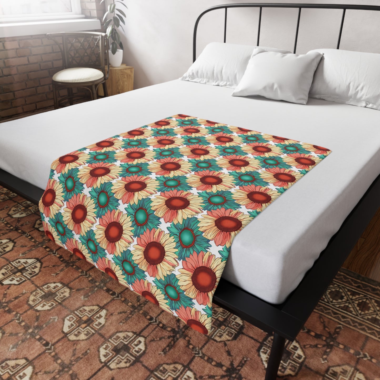 Sawyer's Sunflower Fleece Blanket