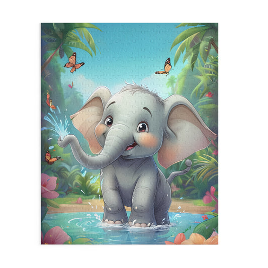 Baby Elephant 500 Piece Jigsaw Puzzle