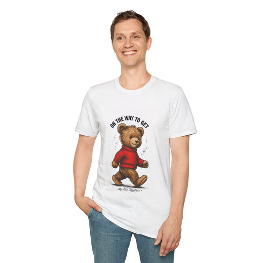 Basil Bear Graphic Adult Shirt