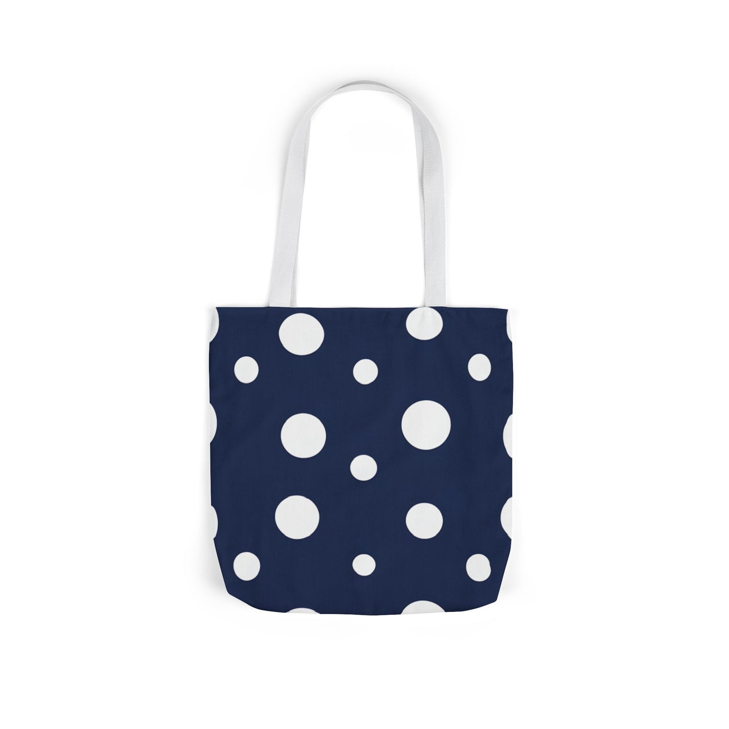 Bonnie's Navy Polka Dot Tote Bag