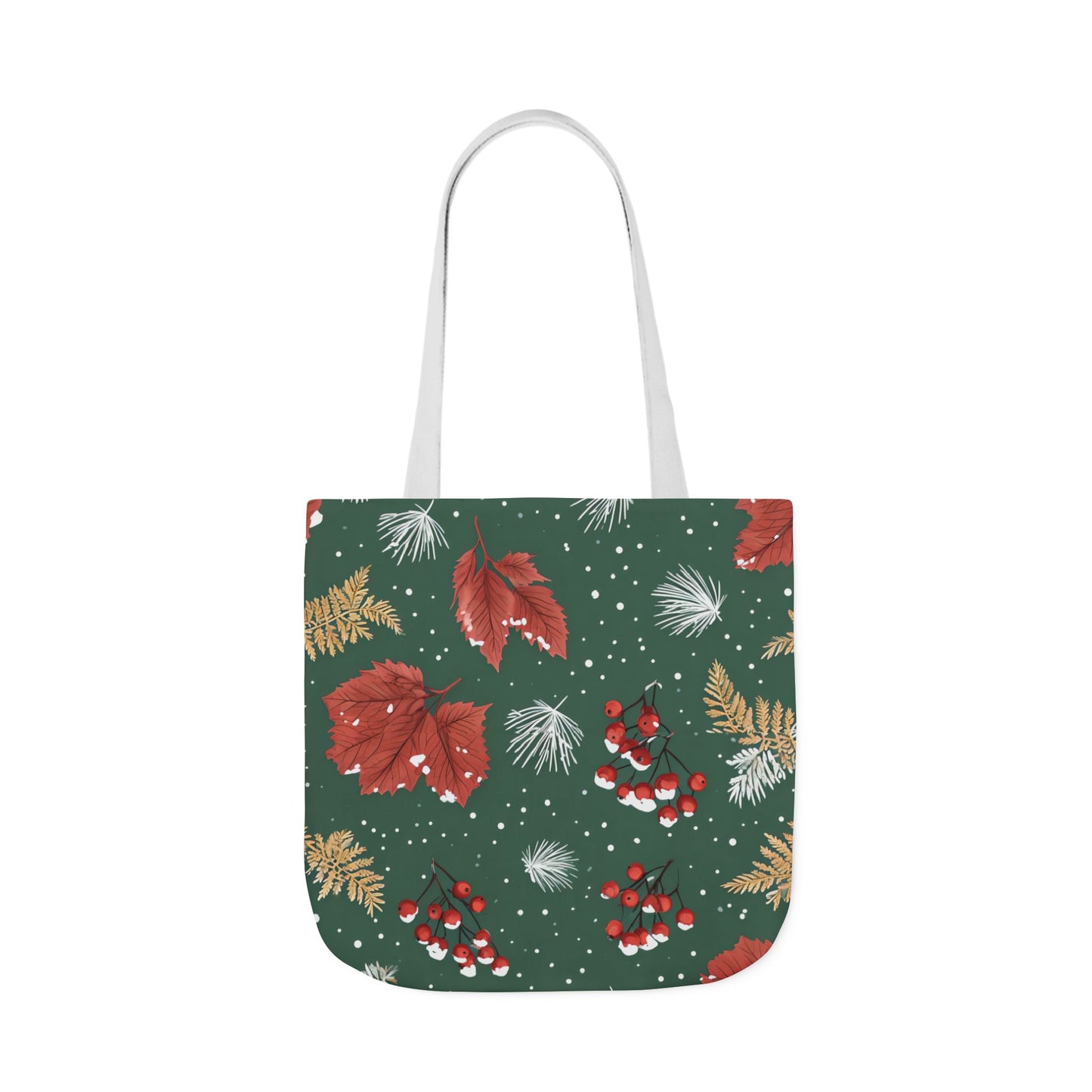 Holly's Holiday Floral Tote Bag