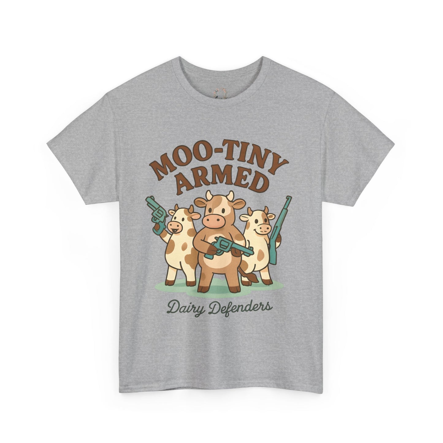 Mason's Moo-tiny Armed Dairy Defenders Adult Shirt