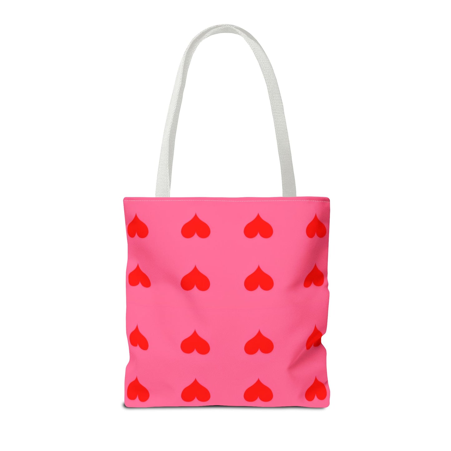 Paisley's Pink & Red Heart Tote Bag