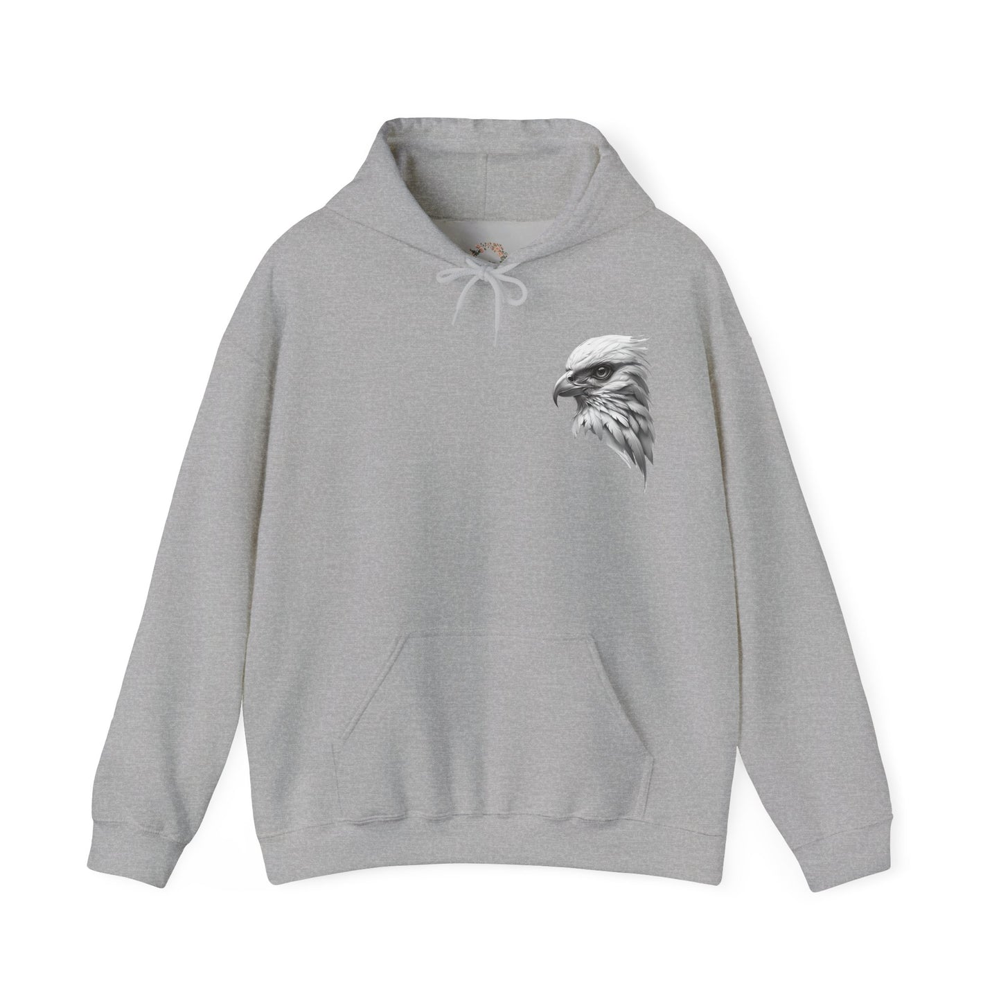 Wayne's Eagle & Wing Print Adult Sweatshirt - Hooded