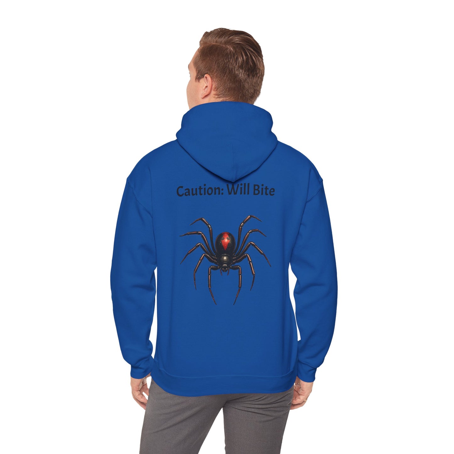 Casper's Caution: Will Bite Adult Sweatshirt - Hooded