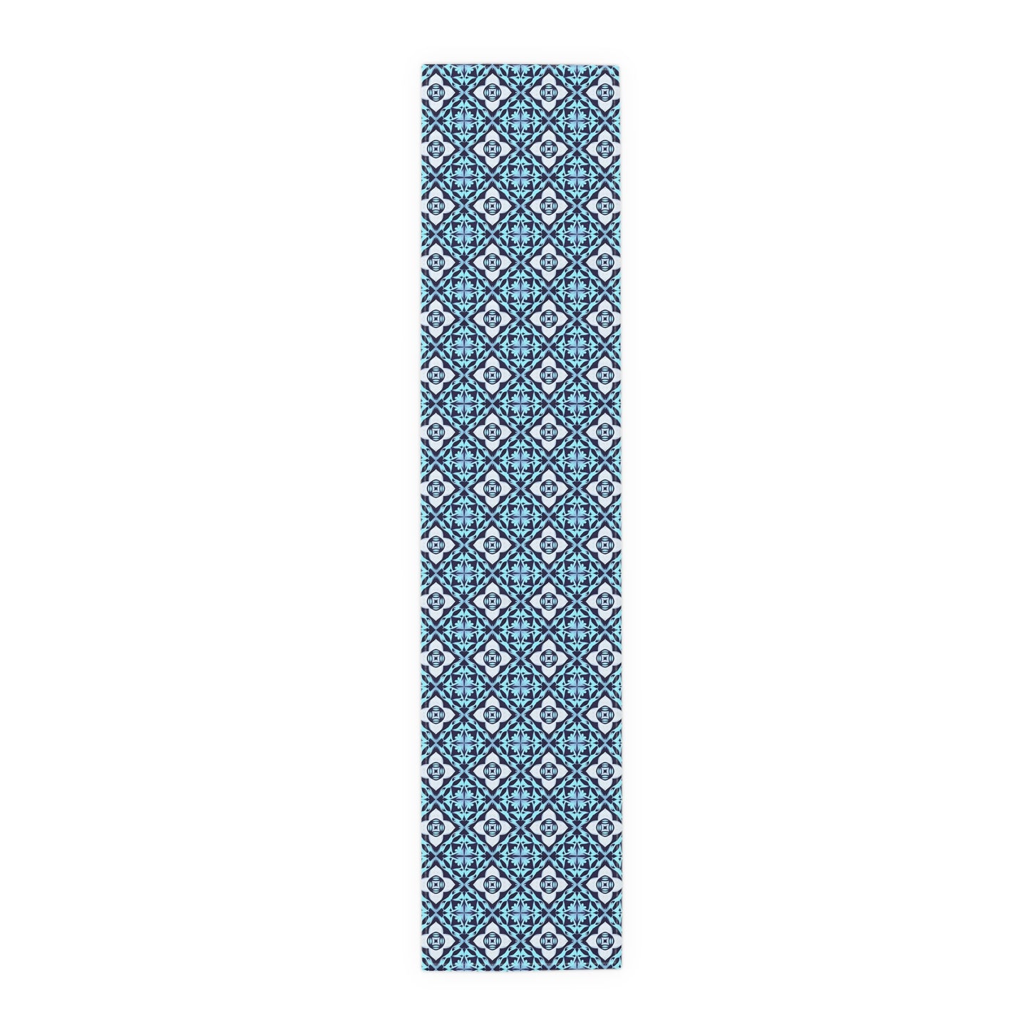 Bailey's Blue Geometric Table Runner