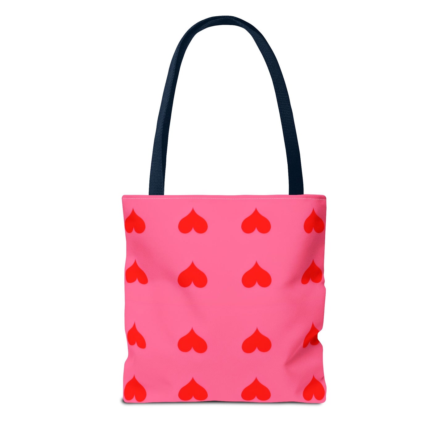 Paisley's Pink & Red Heart Tote Bag